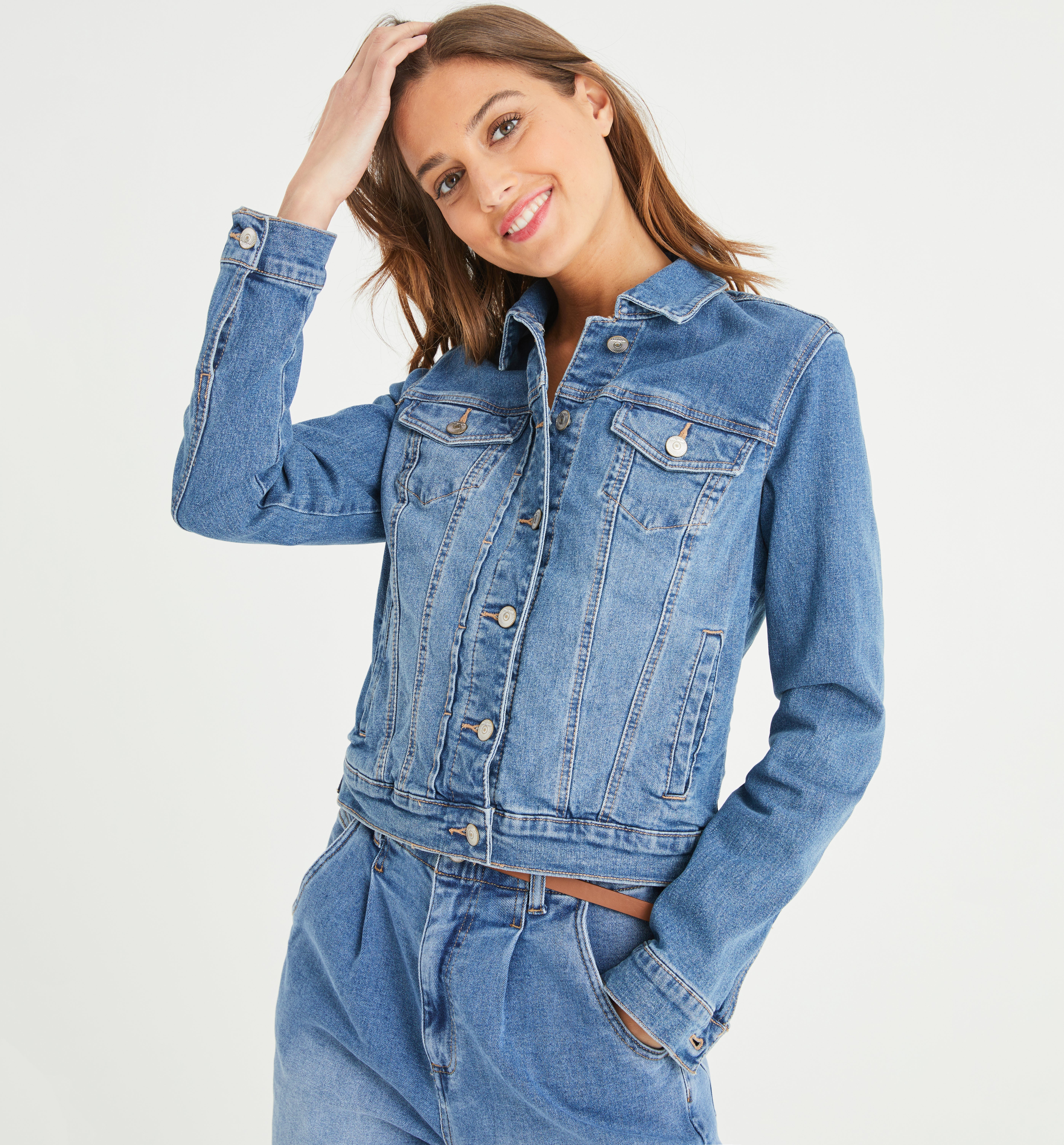 bardot denim jacket