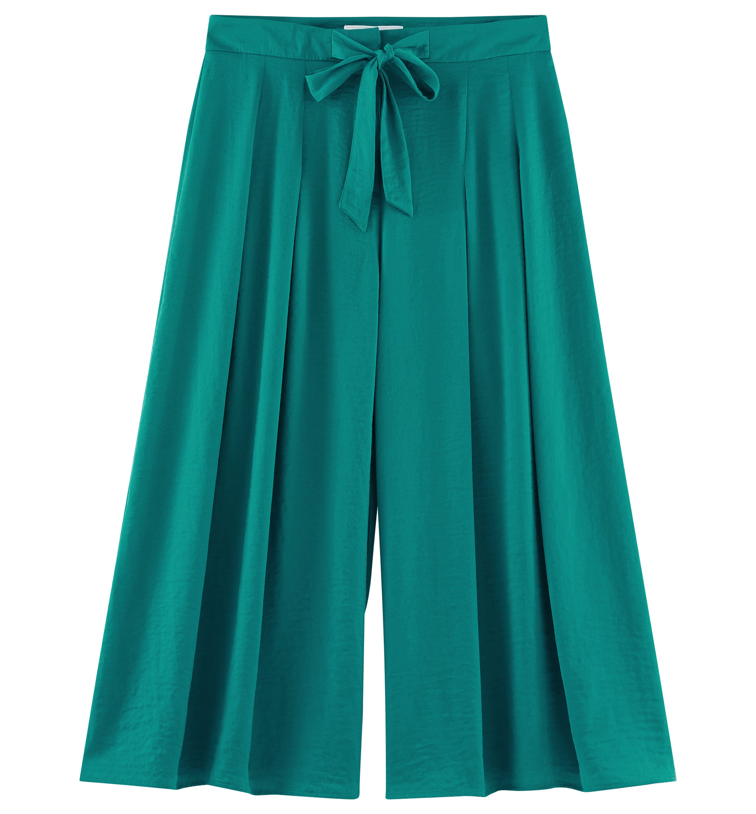 Pantaloni larghi e corti - Petrolio