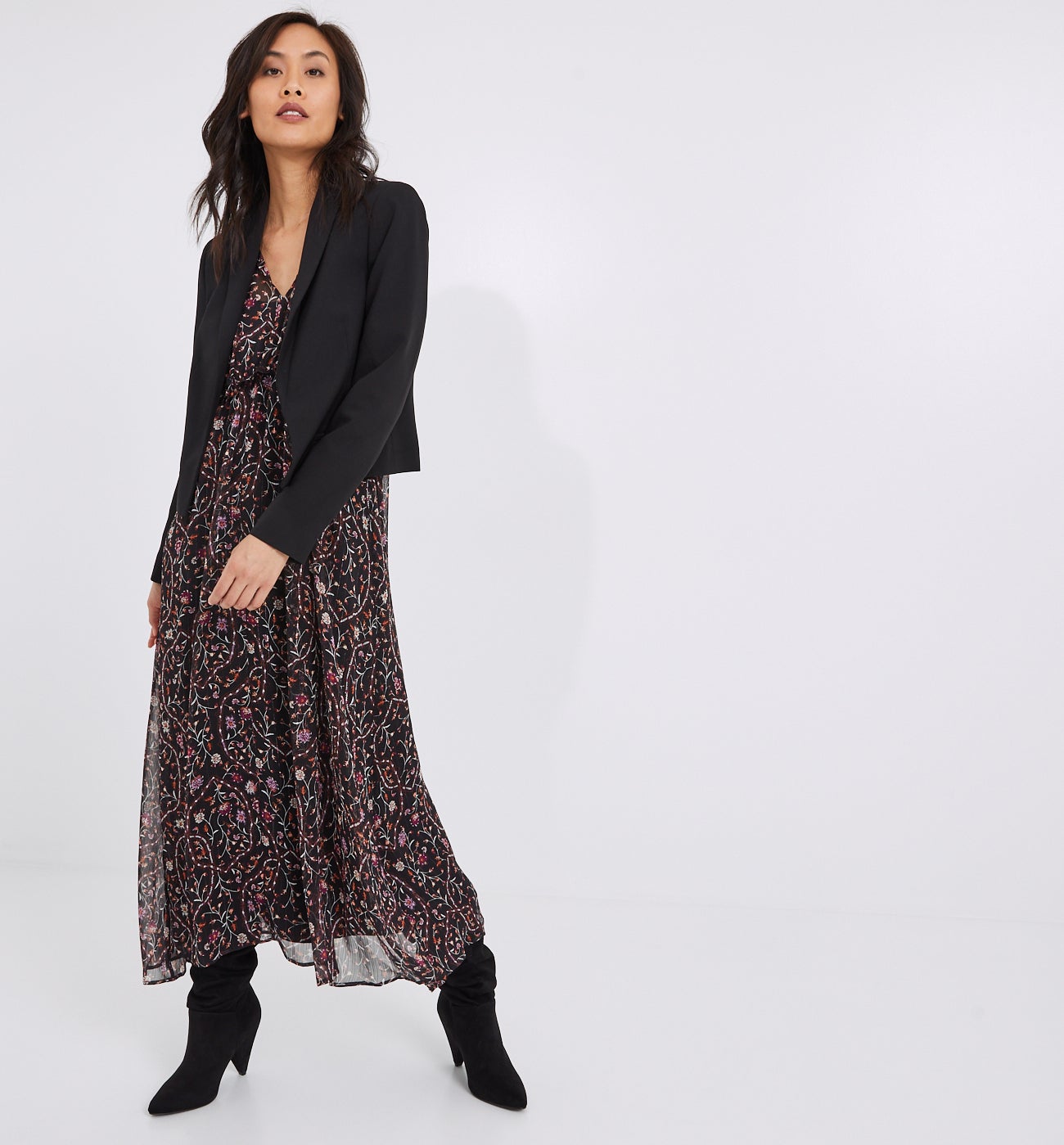Short spencer jacket - Black