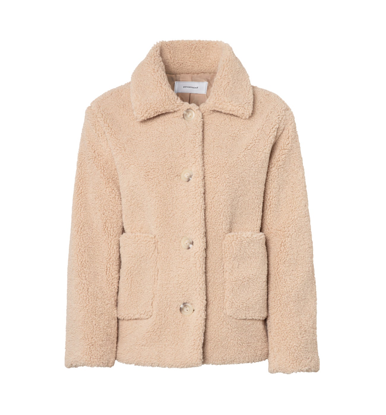 beige teddy bear jacket