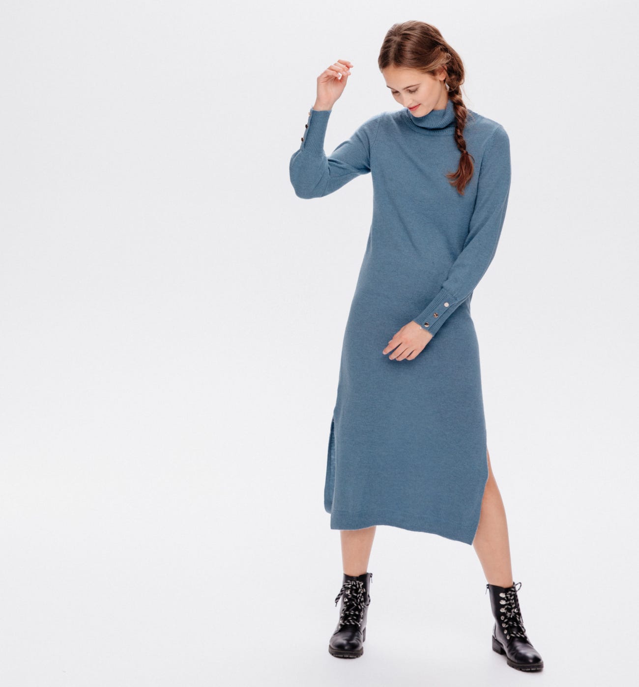 Long knit dress