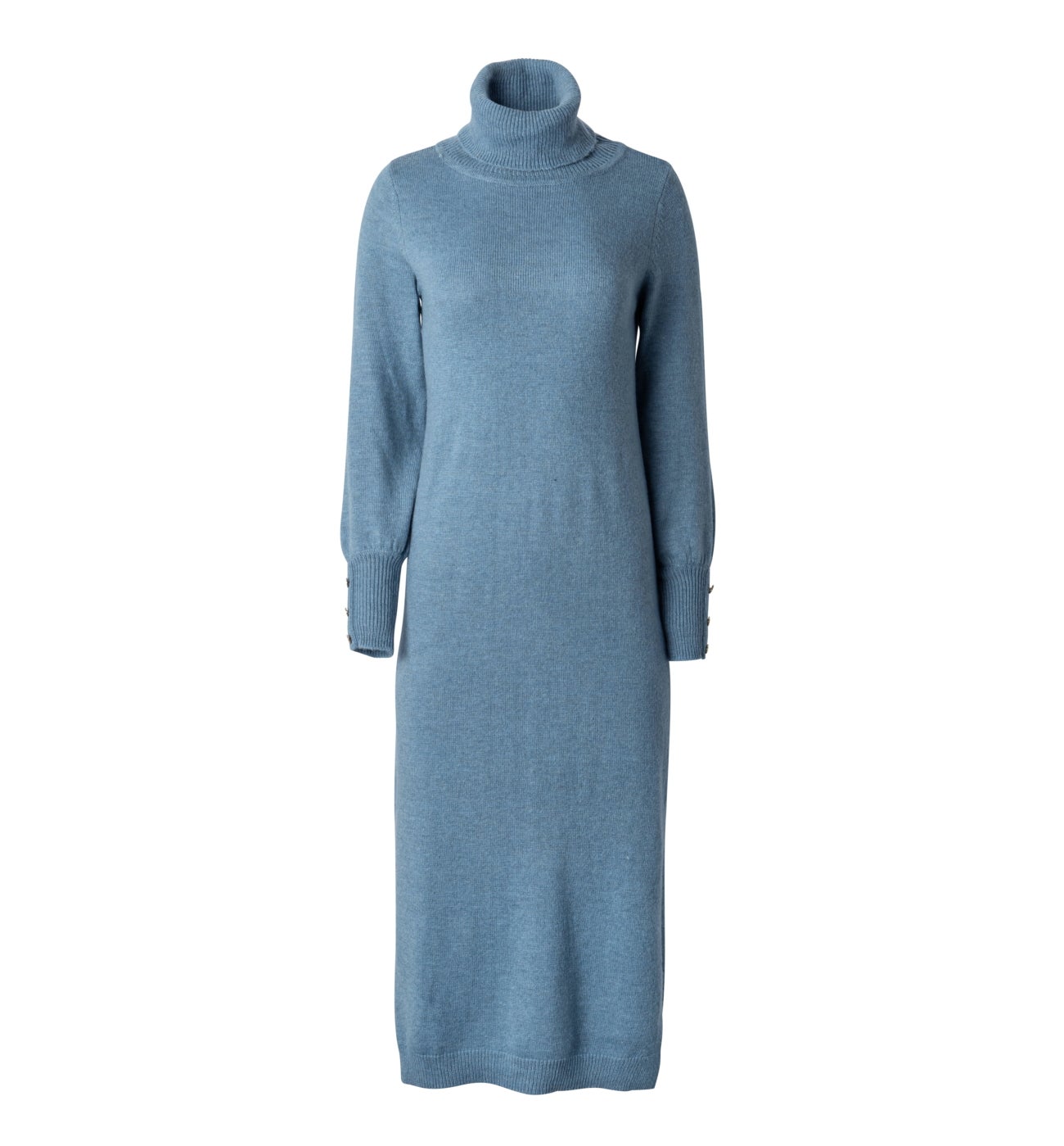 Long knit dress - Grey