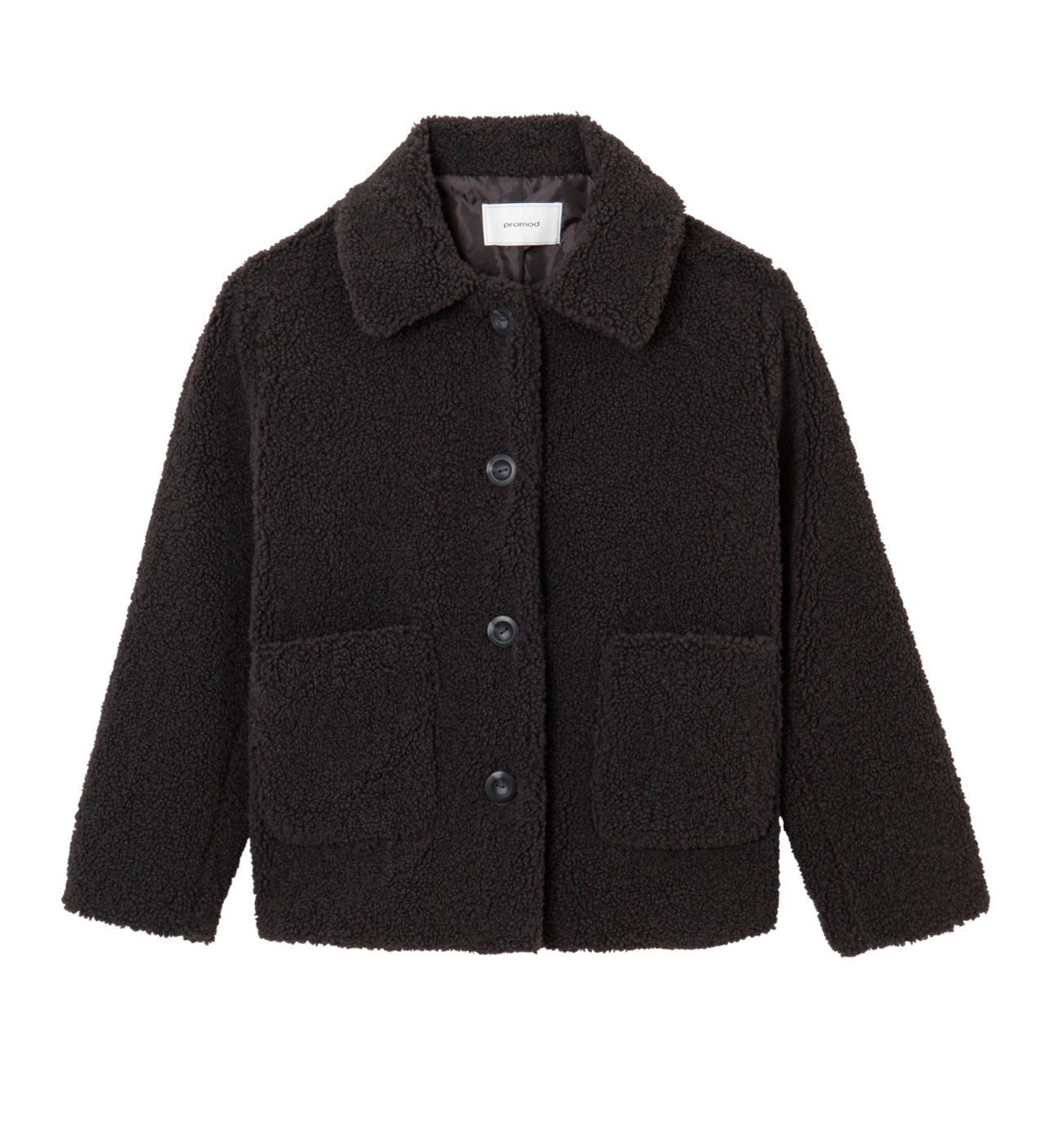 teddy bear jacket grey