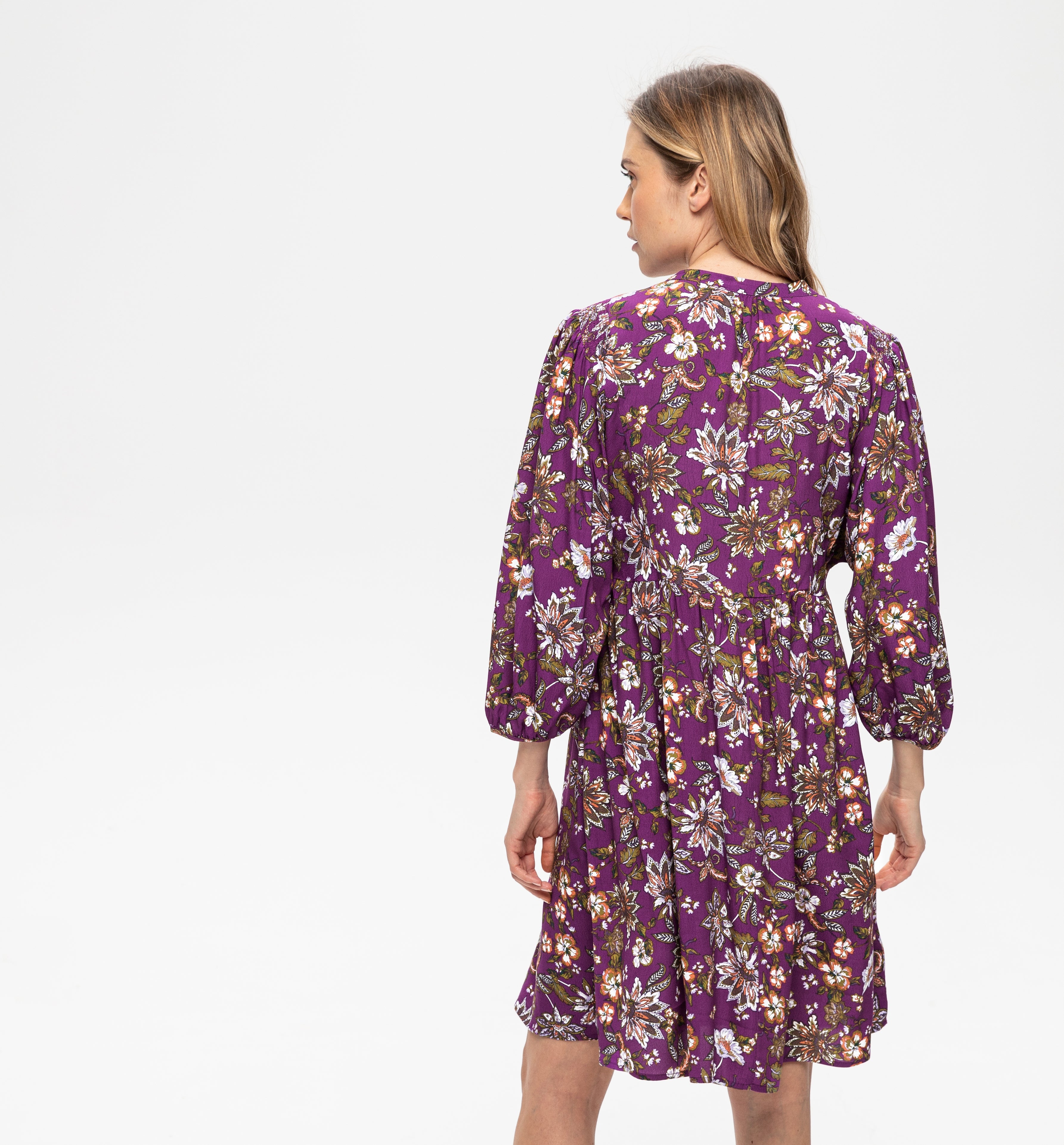 purple tunic dress