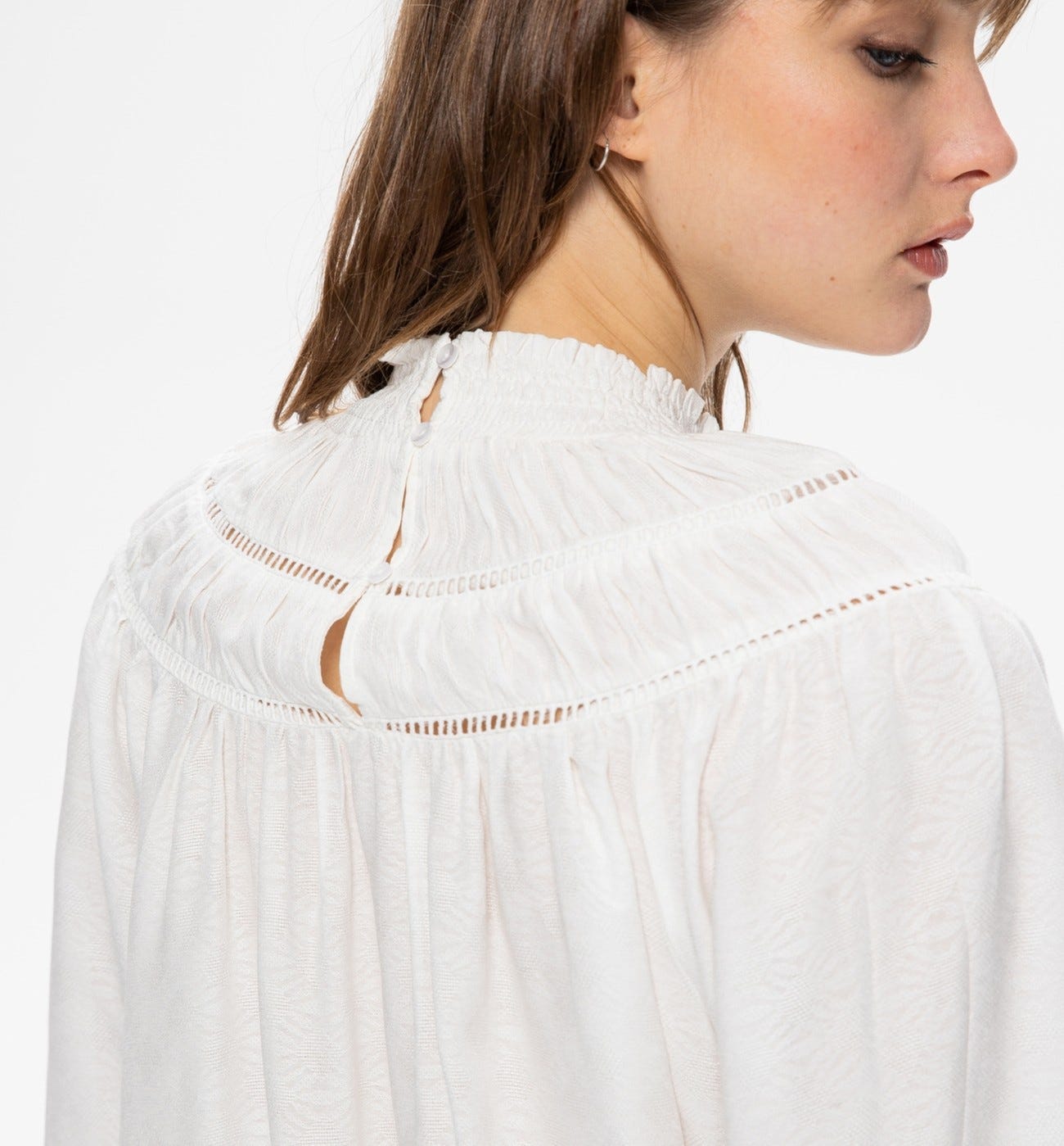 Bluse im Romantik-Look