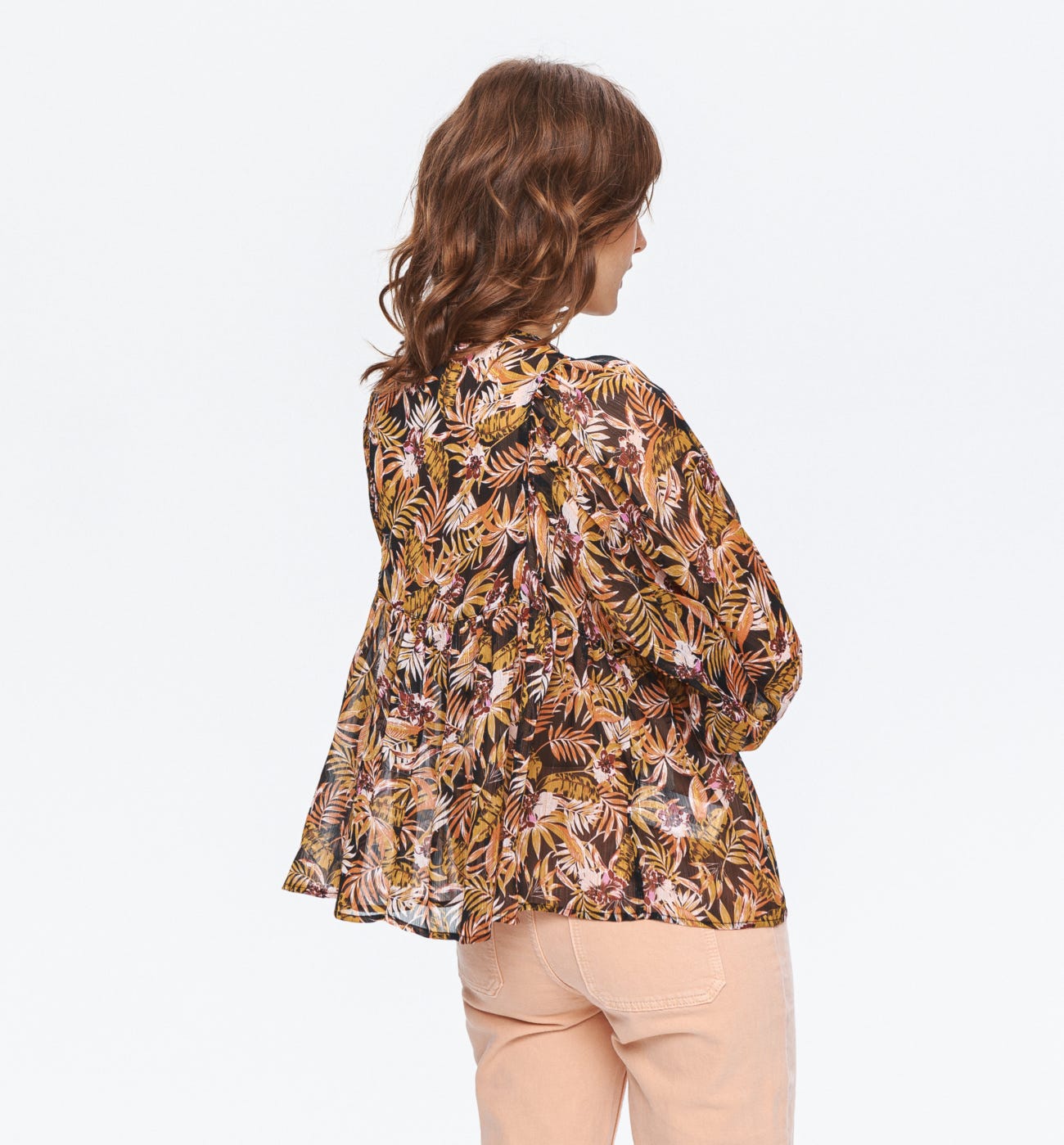 Bluse aus Chiffon