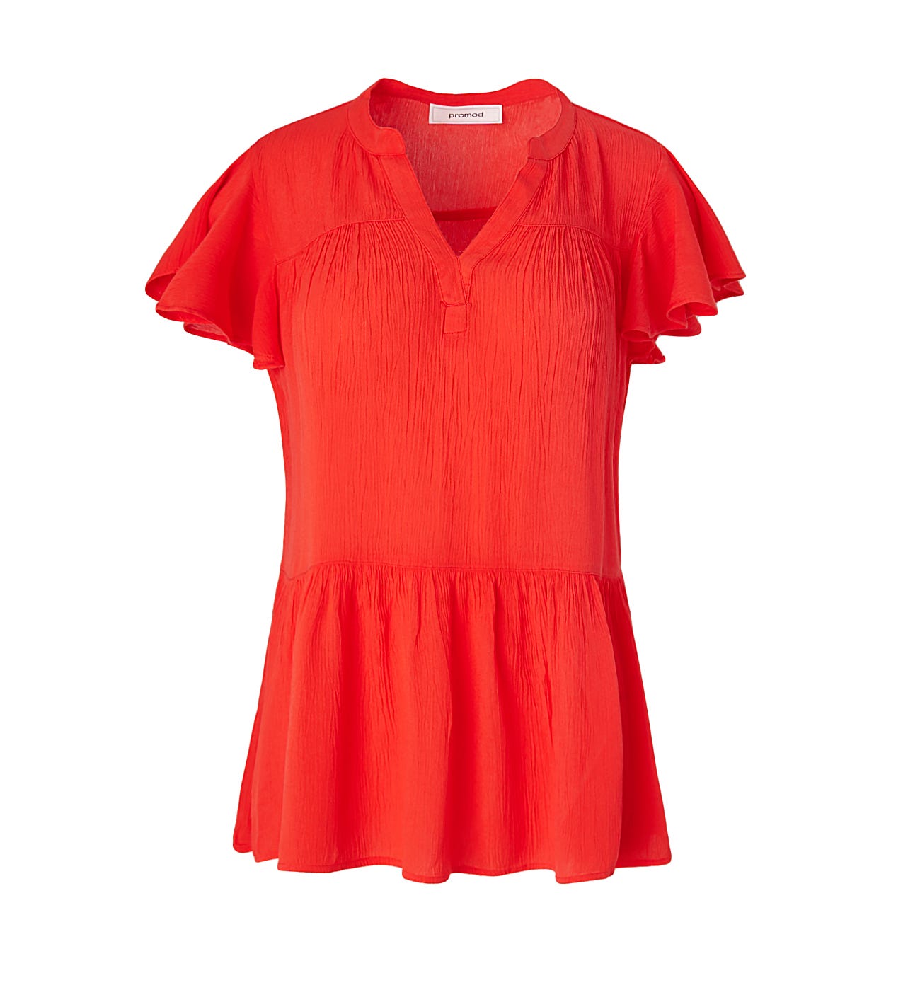 Bluse mit Schmetterlingsärmeln