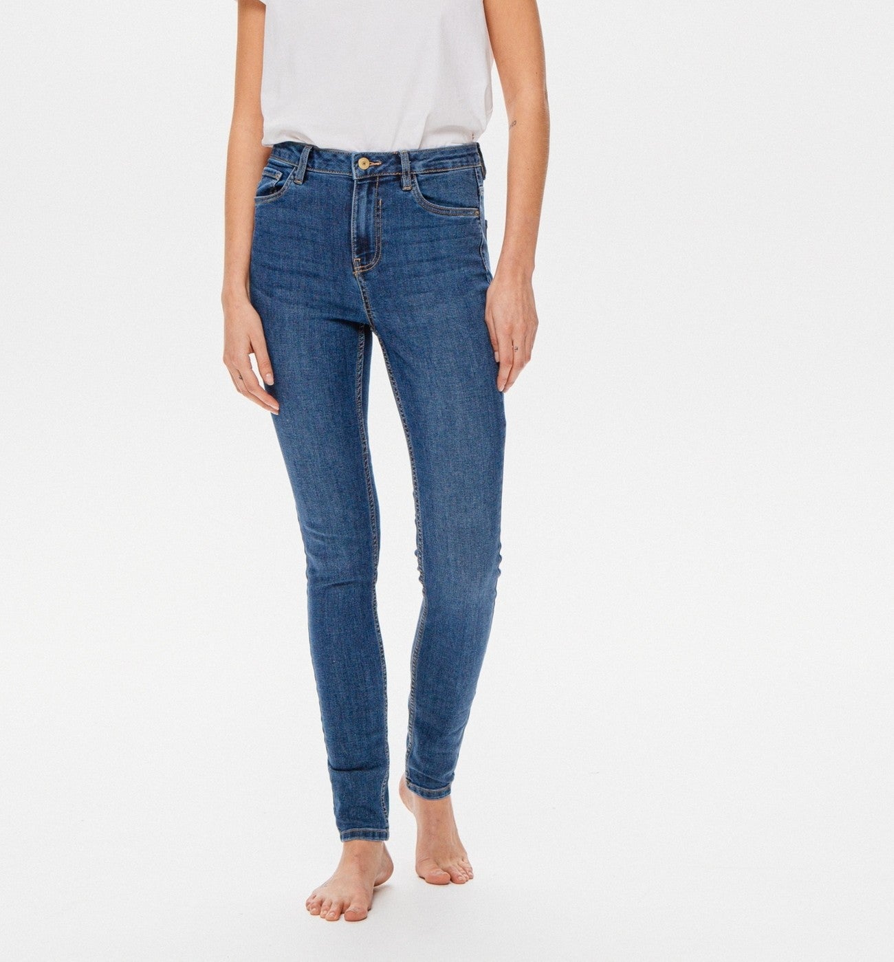 GASPARD high-waist jeans - Denim