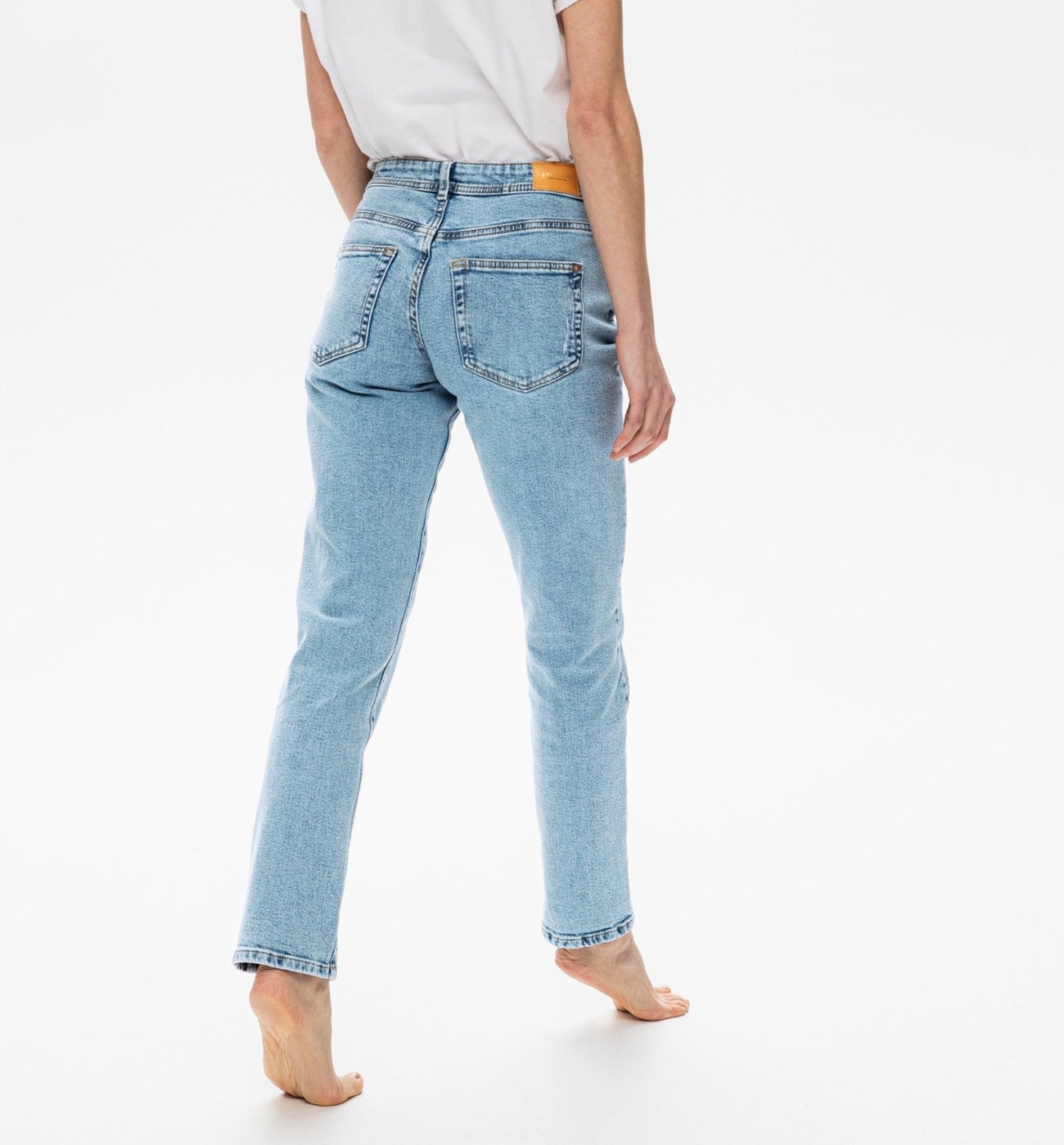 LUCIEN girlfriend jeans - Light denim