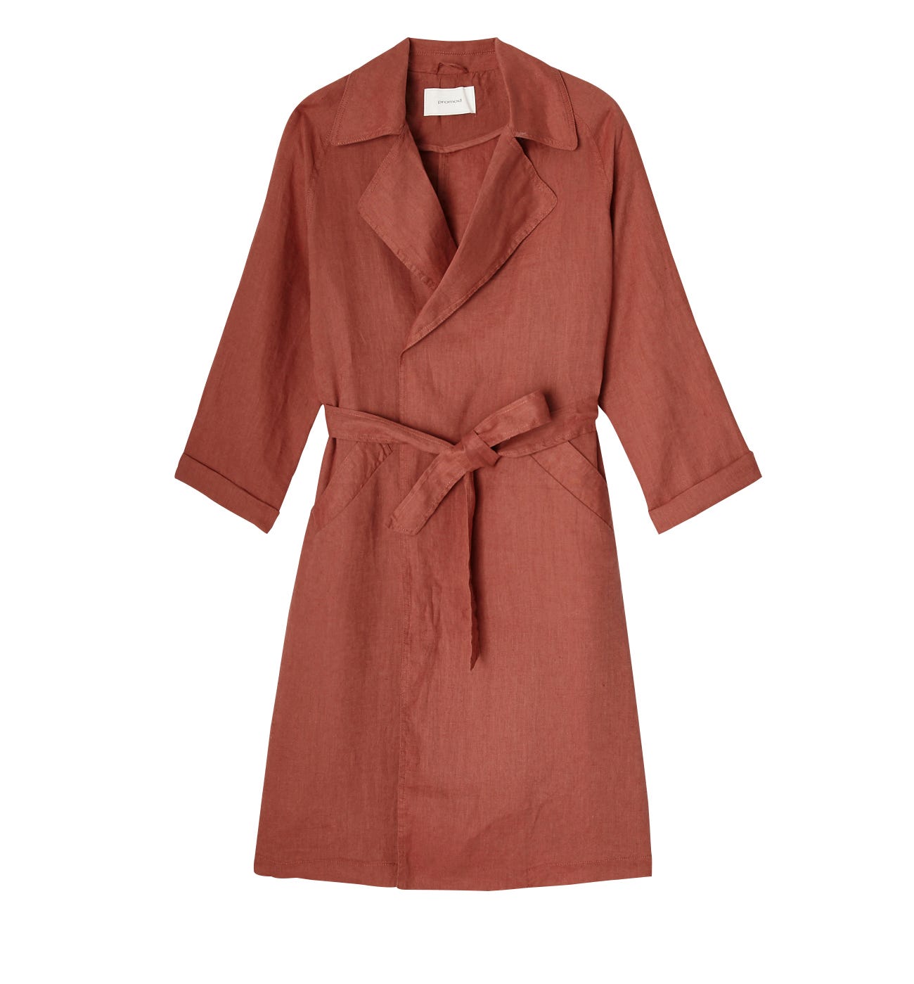 Linen trenchcoat