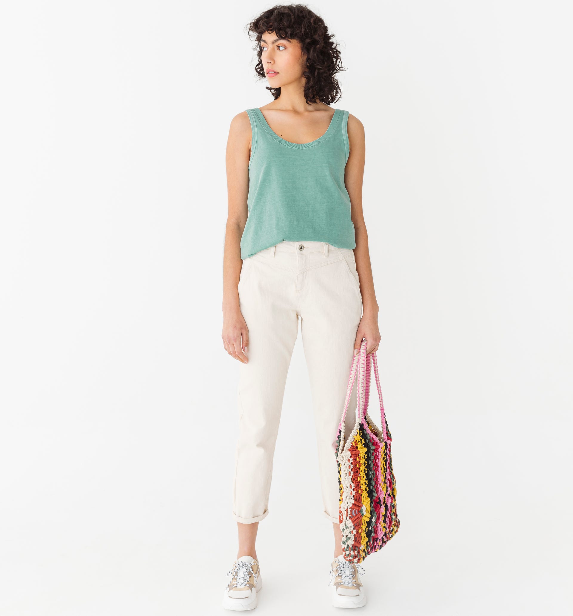 Cotton sleeveless top