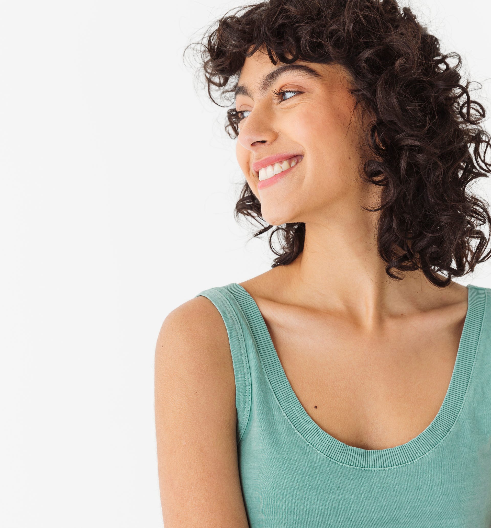 Cotton sleeveless top