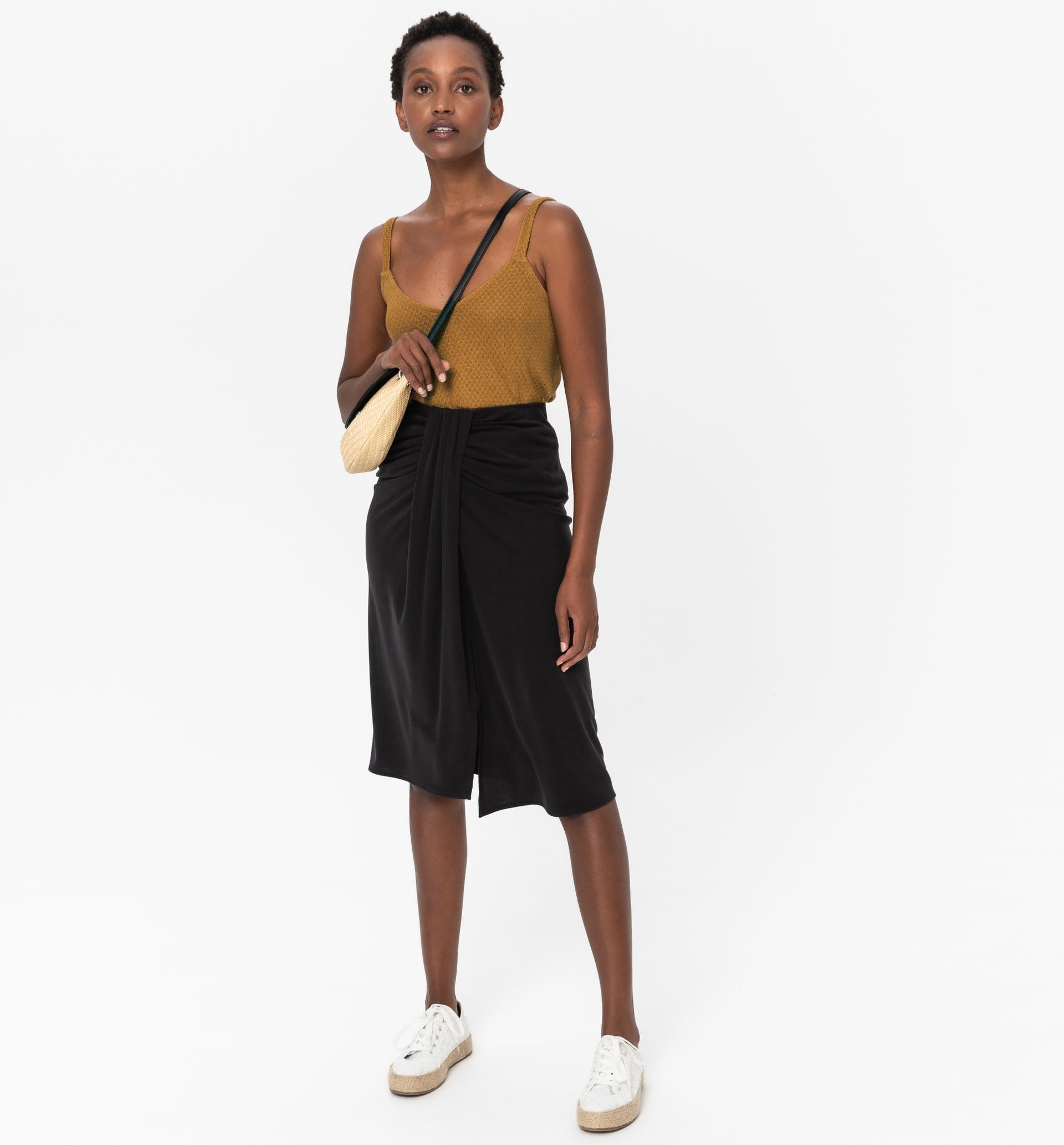 Openwork knit top