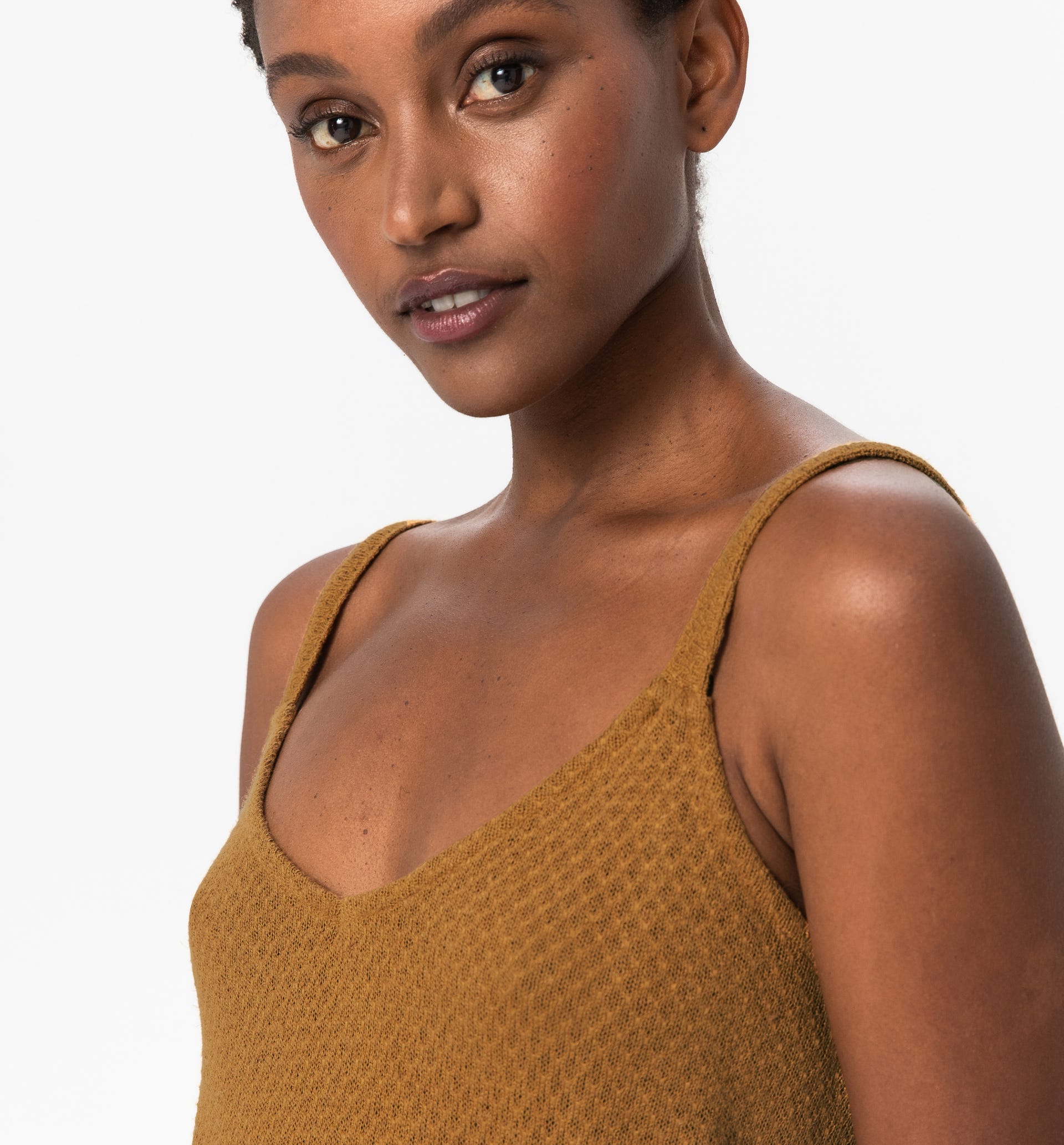 Openwork knit top