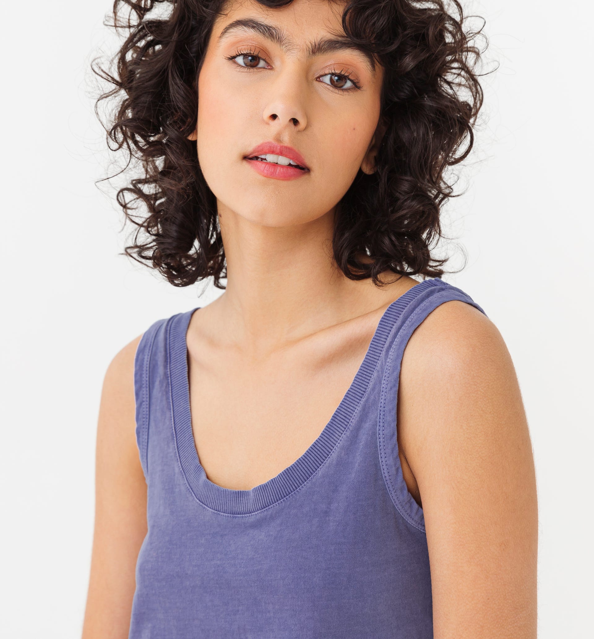 Cotton sleeveless top