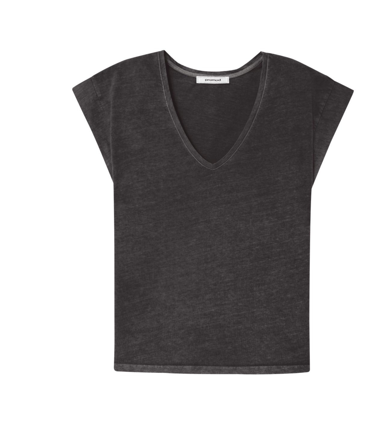 V-neck cotton top