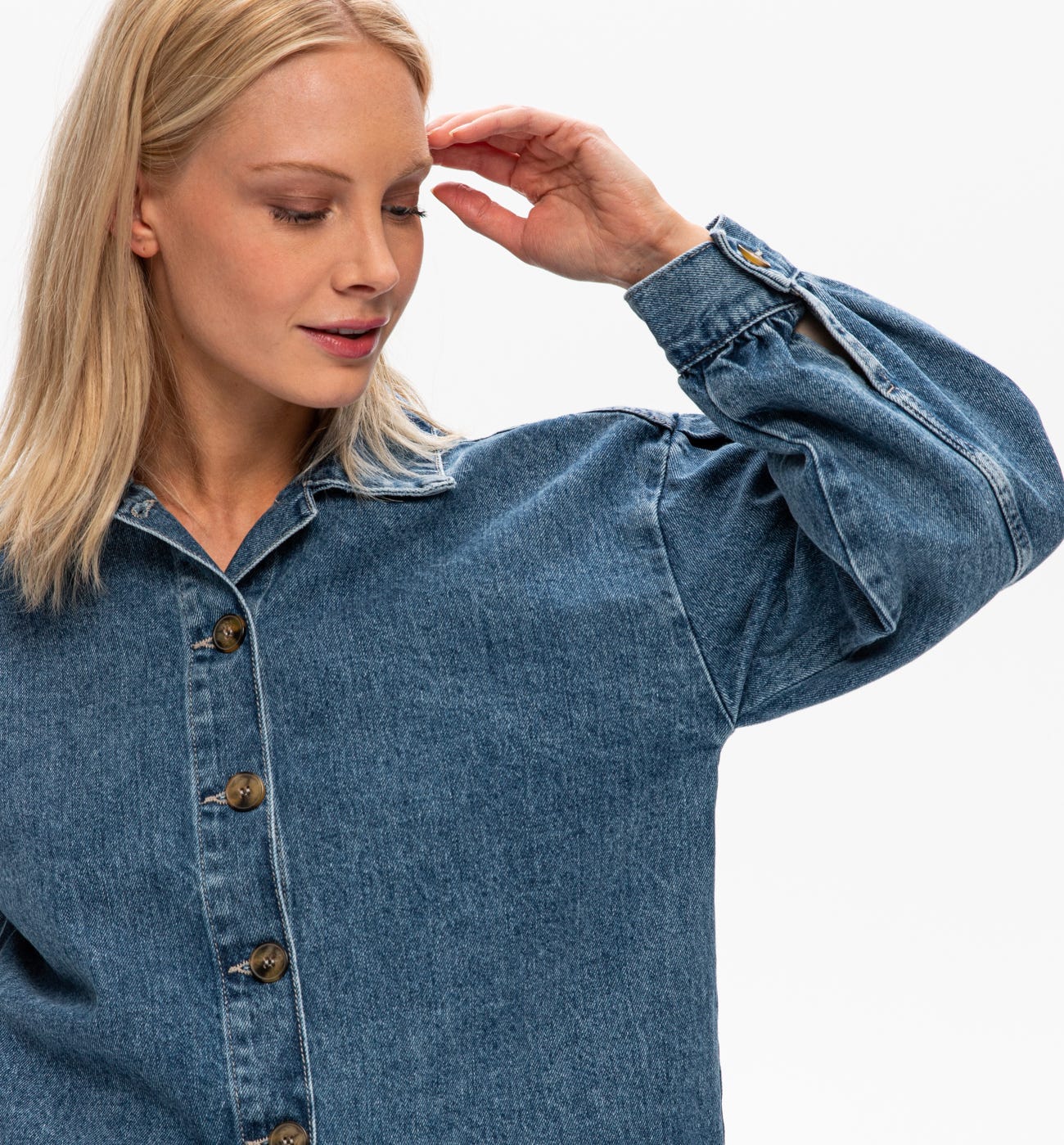 Oversize-Jeansjacke