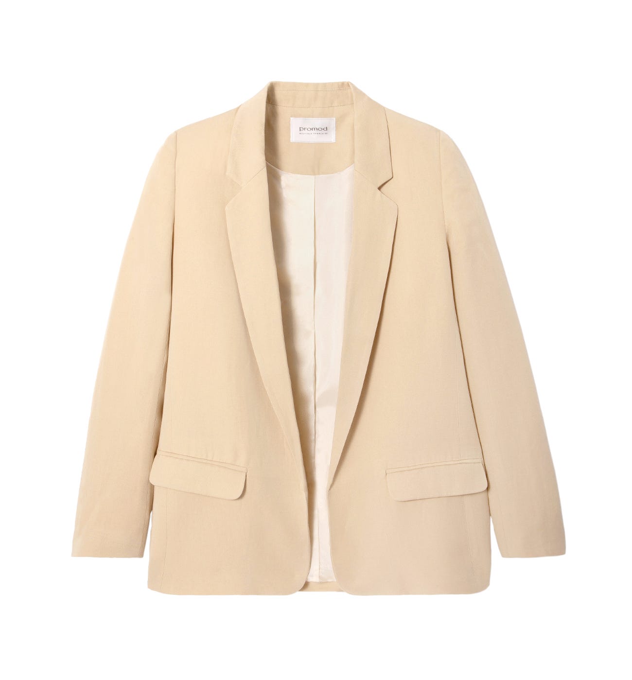 Plain fitted jacket