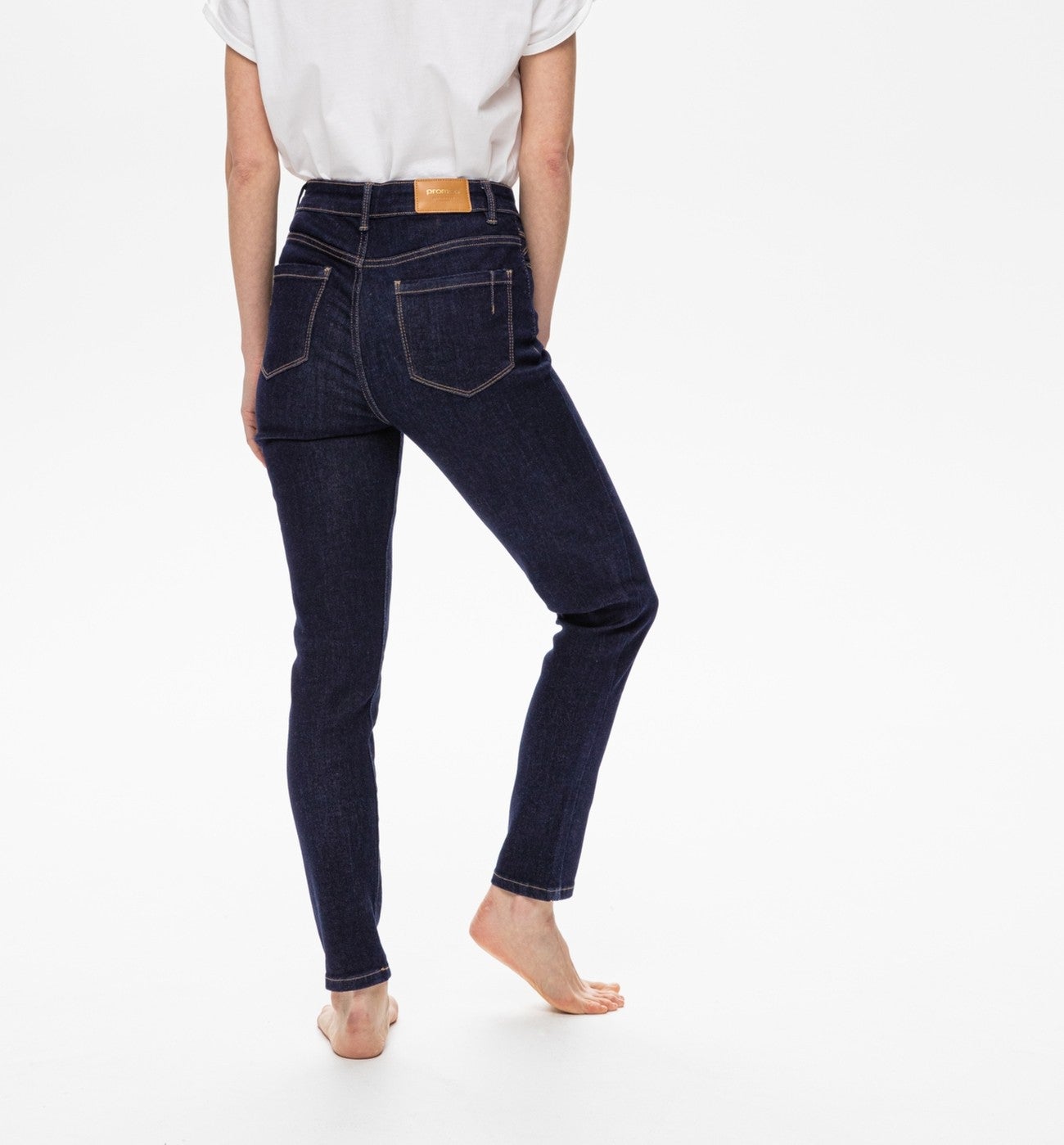 EMILE skinny high-waist jeans - Rinse denim