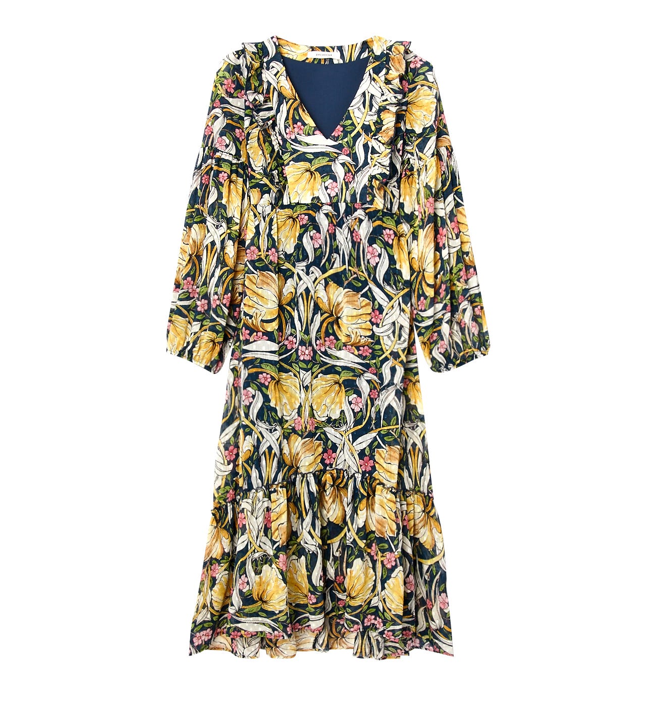 Midikleid mit Volants