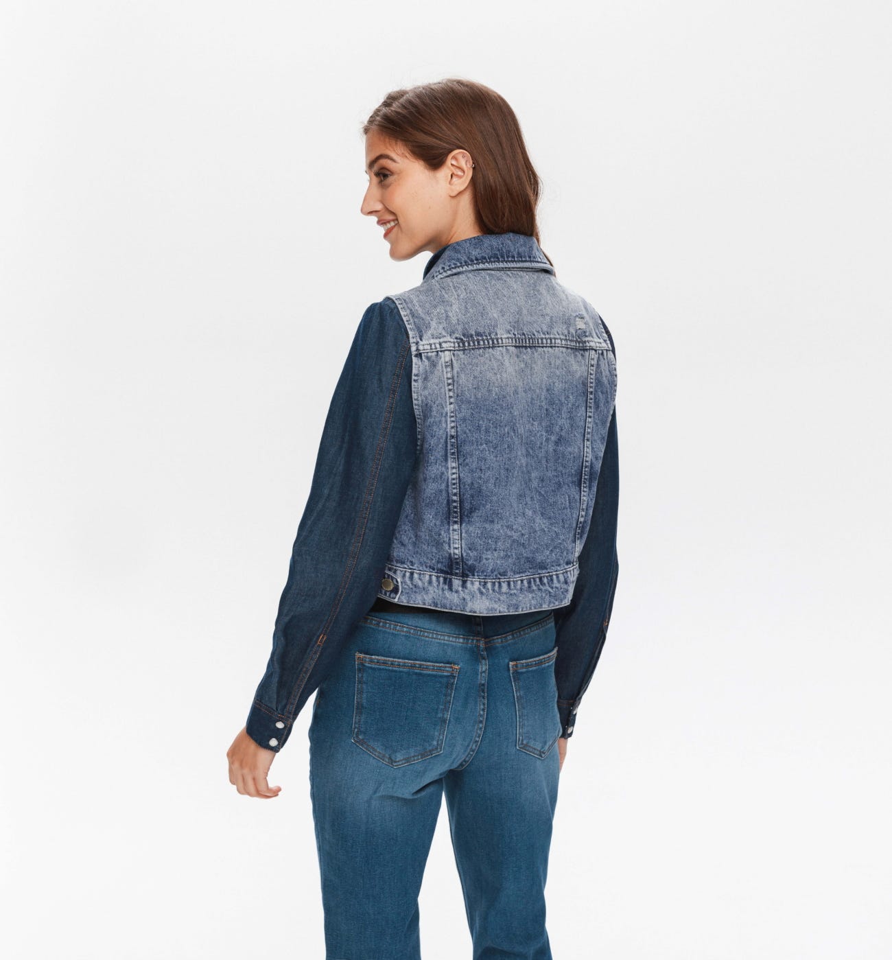 Jeansweste mit Brusttaschen