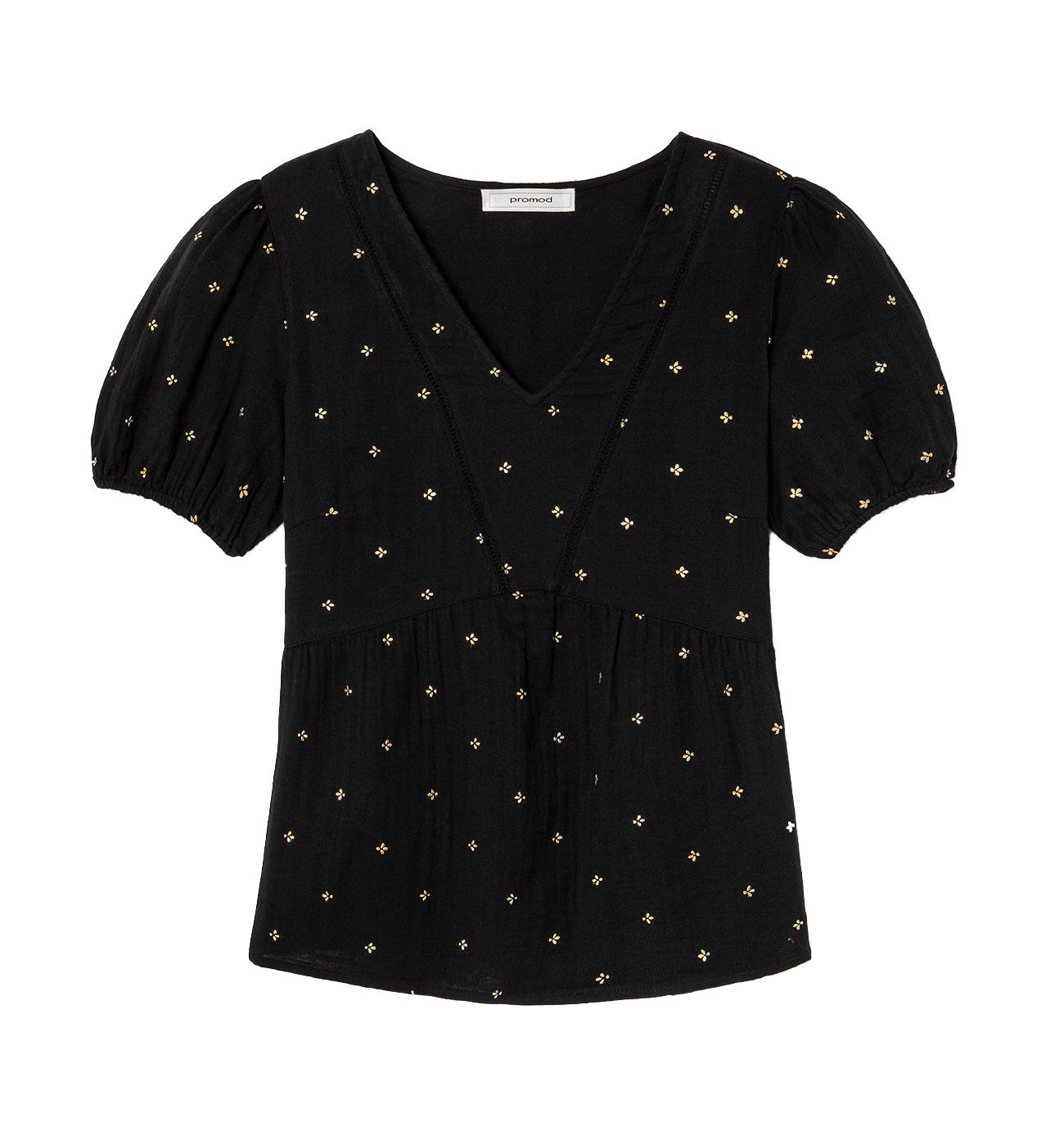 Blusa in garza di cotone