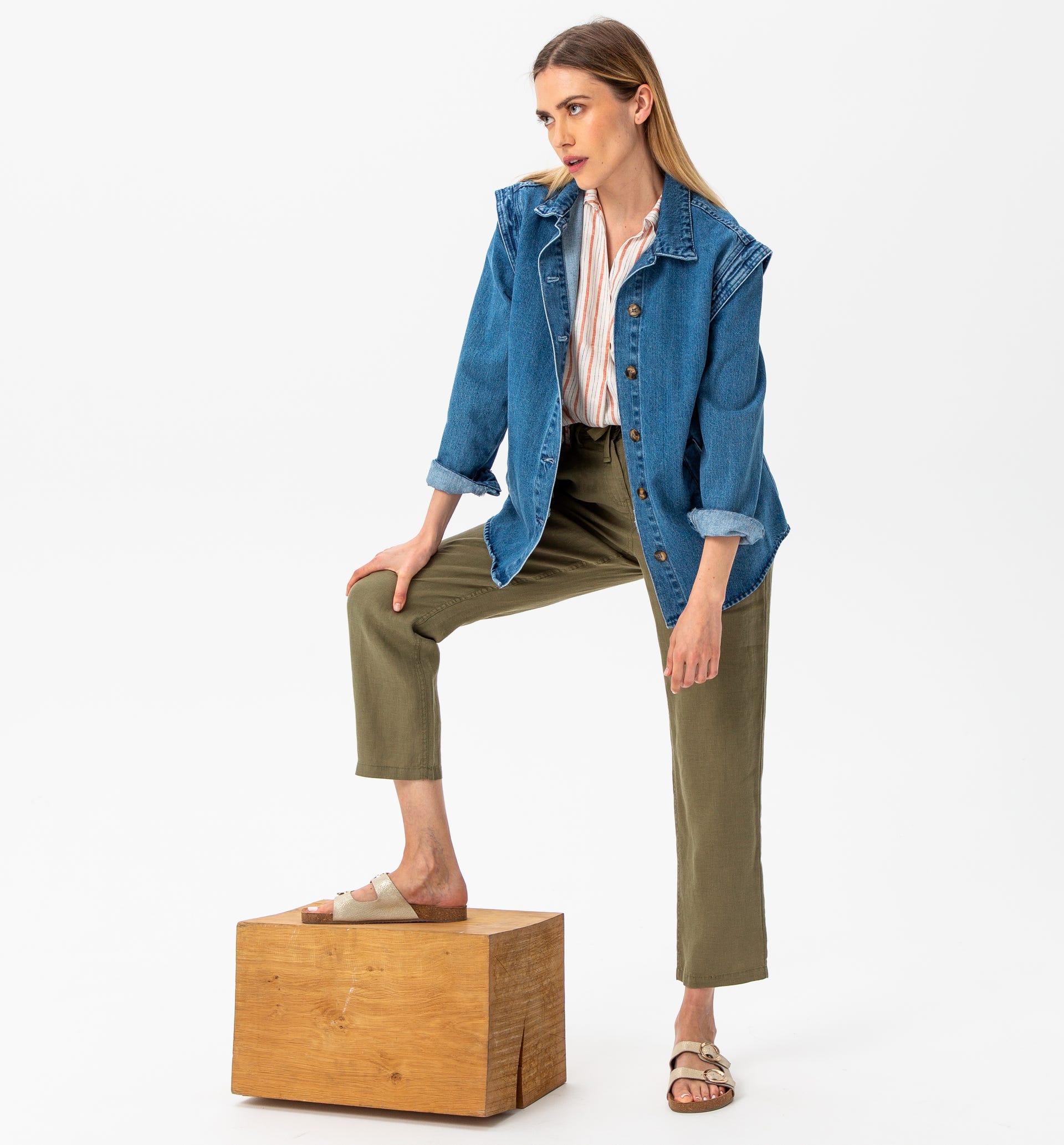 Chino aus Leinen