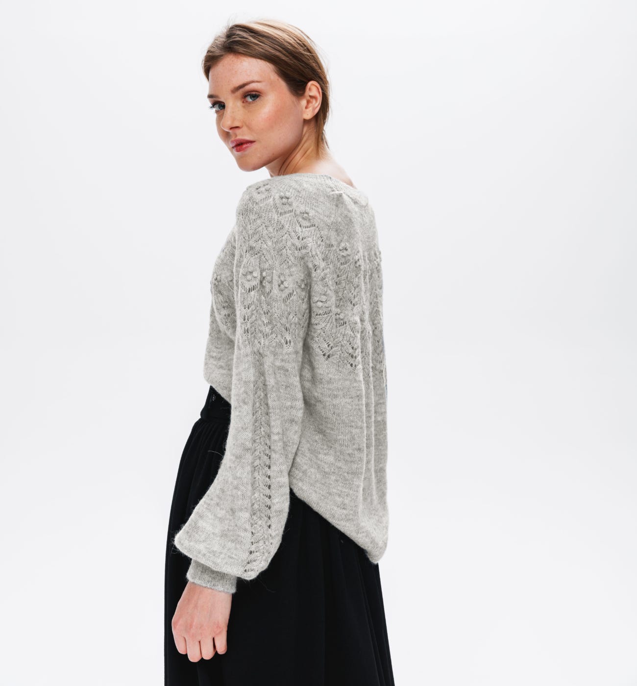 Pull ajouré oversize Femme