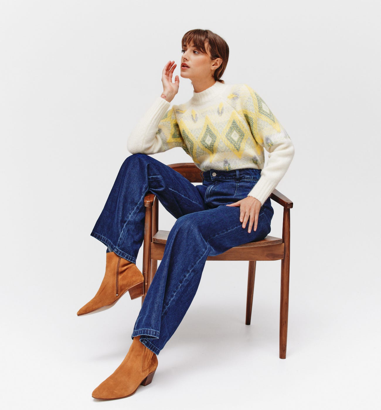 Maglione jacquard