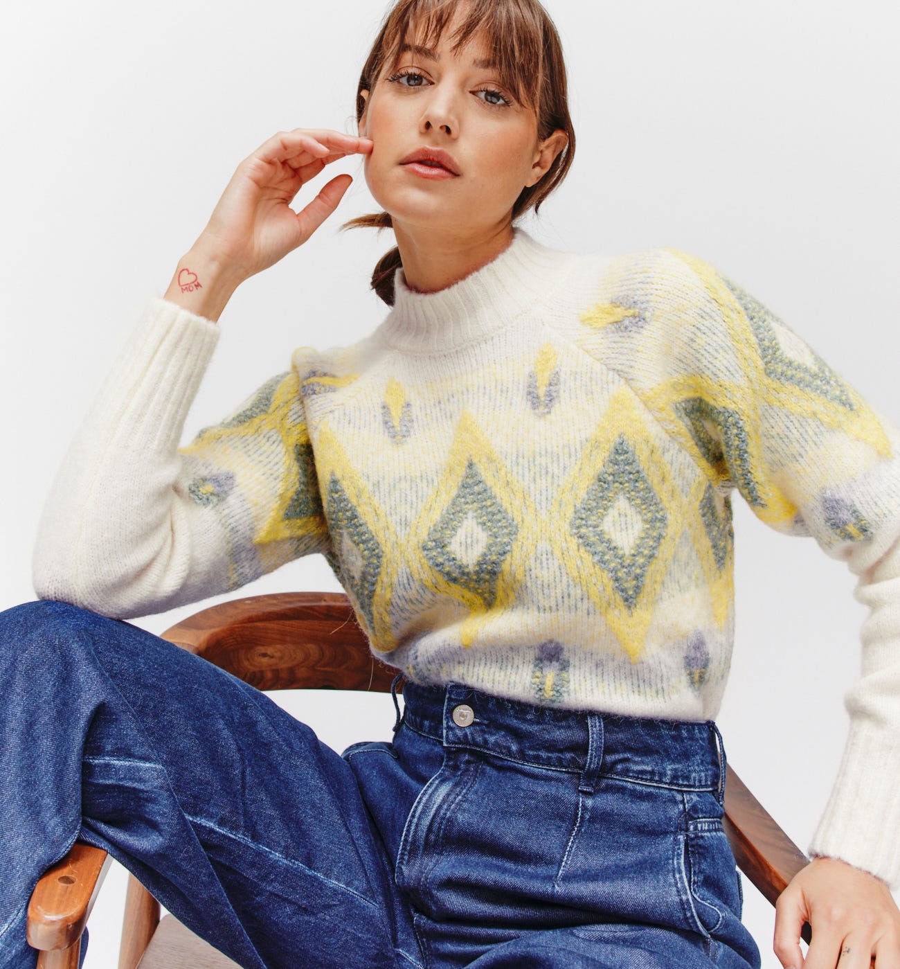 Maglione jacquard
