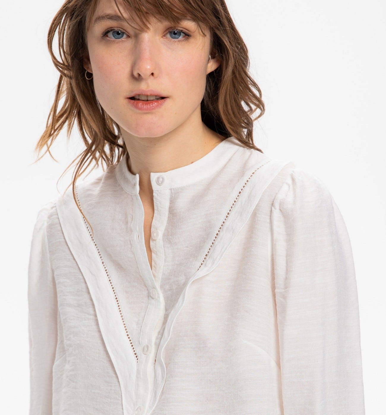Seidige Bluse