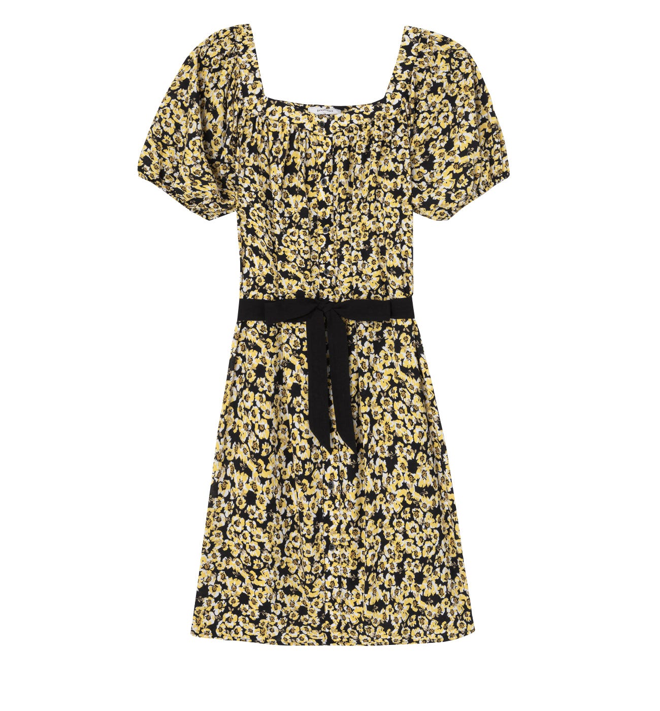 Kleid mit Ballonärmeln