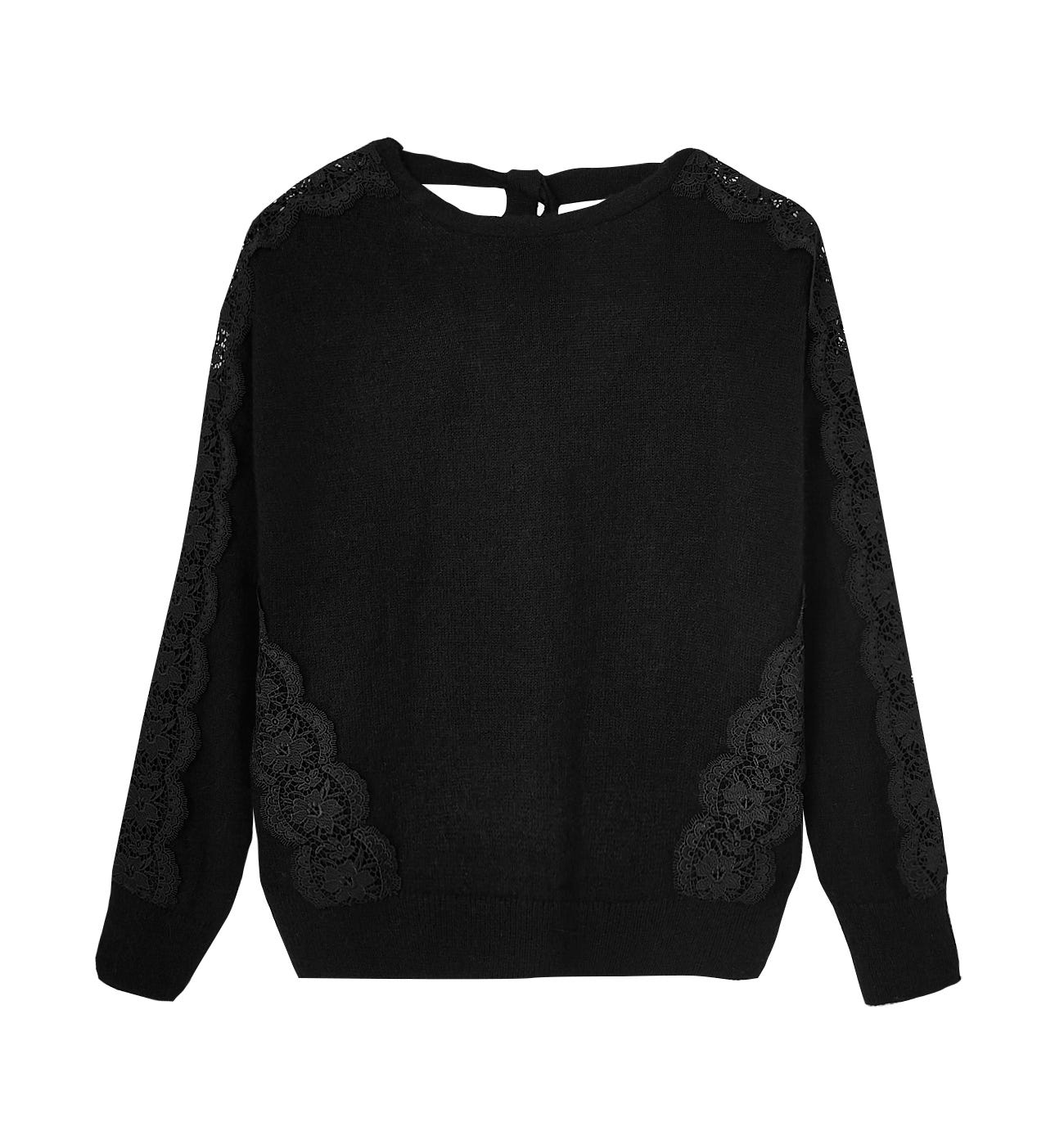 Maglia dettaglio in pizzo
