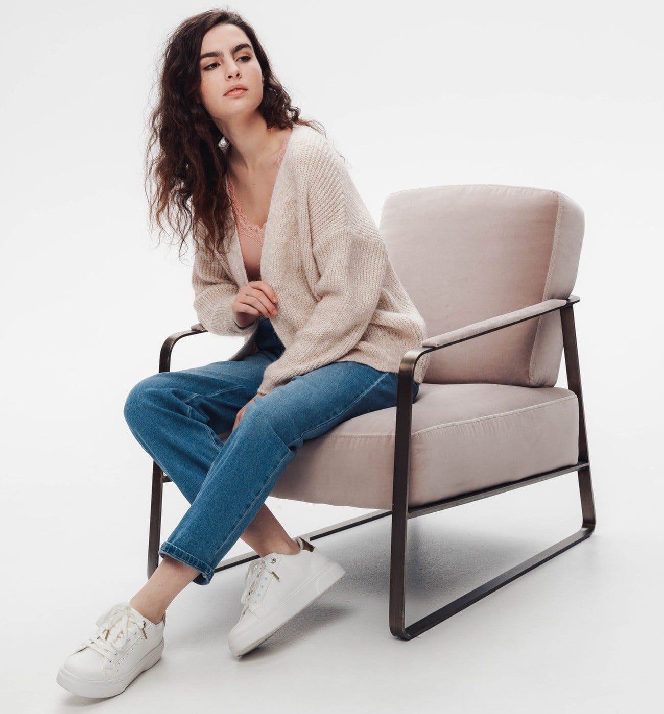 Ribbed cardigan
