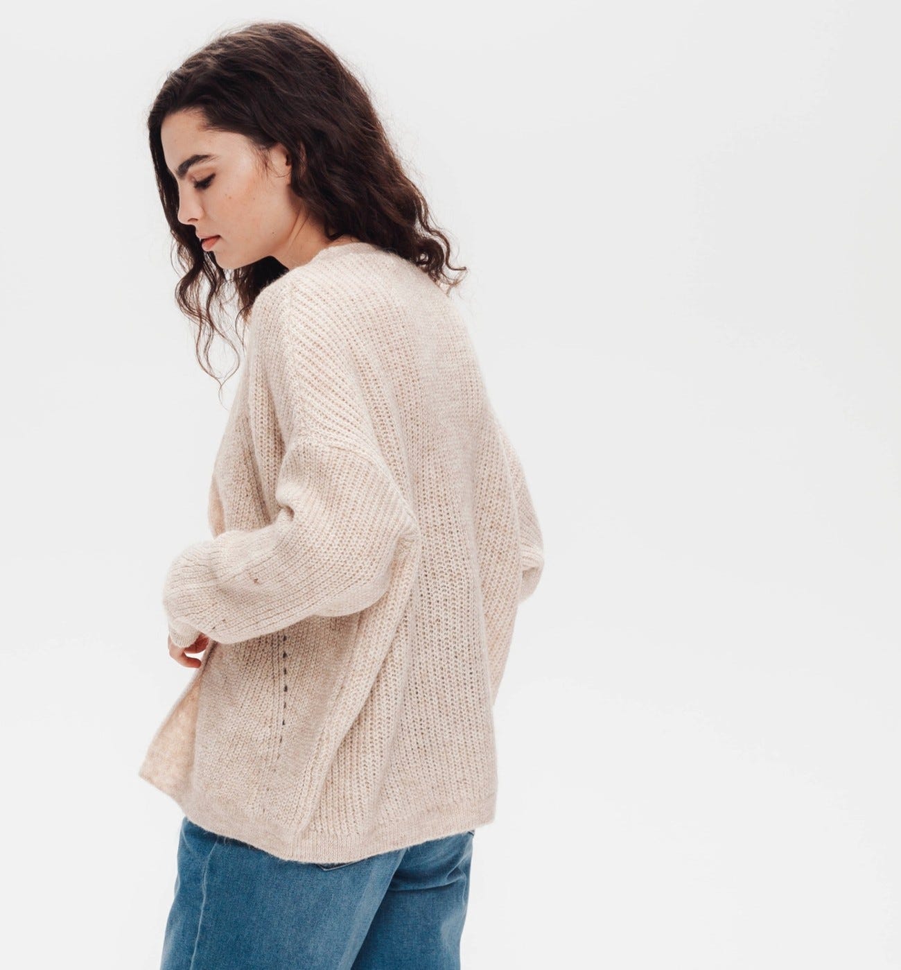 Ribbed cardigan