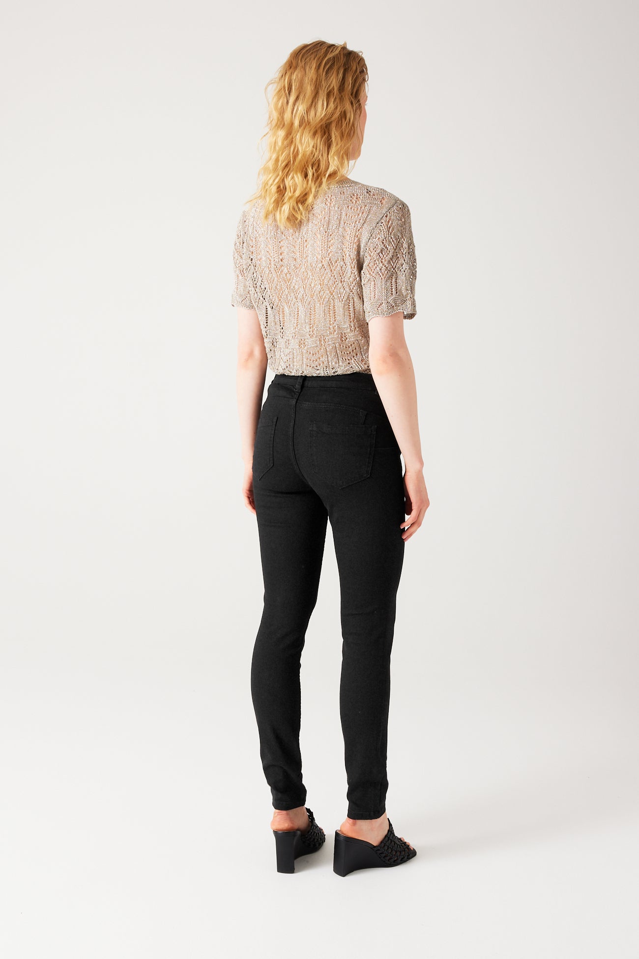 ERNEST skinny push-up jeans - Black
