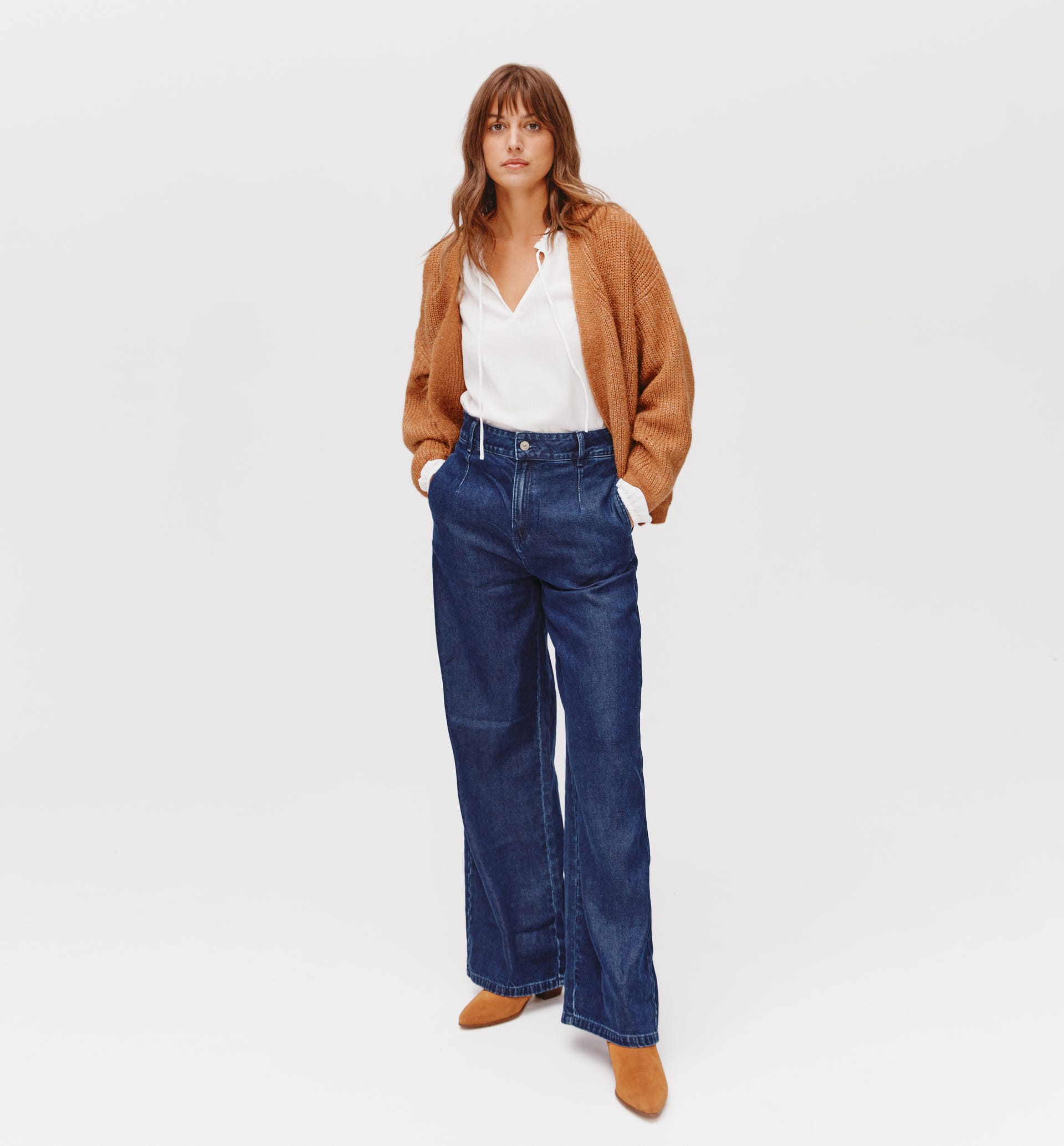 Blusa colletto ruches