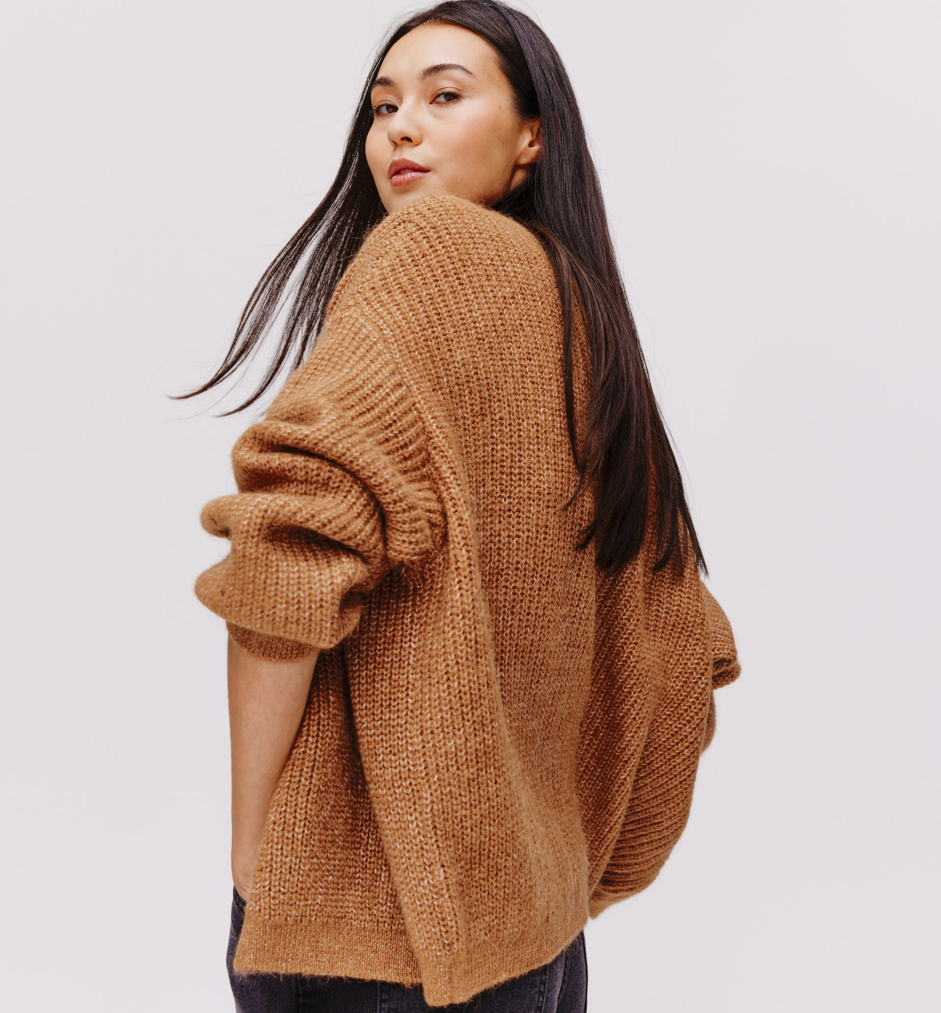 Ribbed cardigan