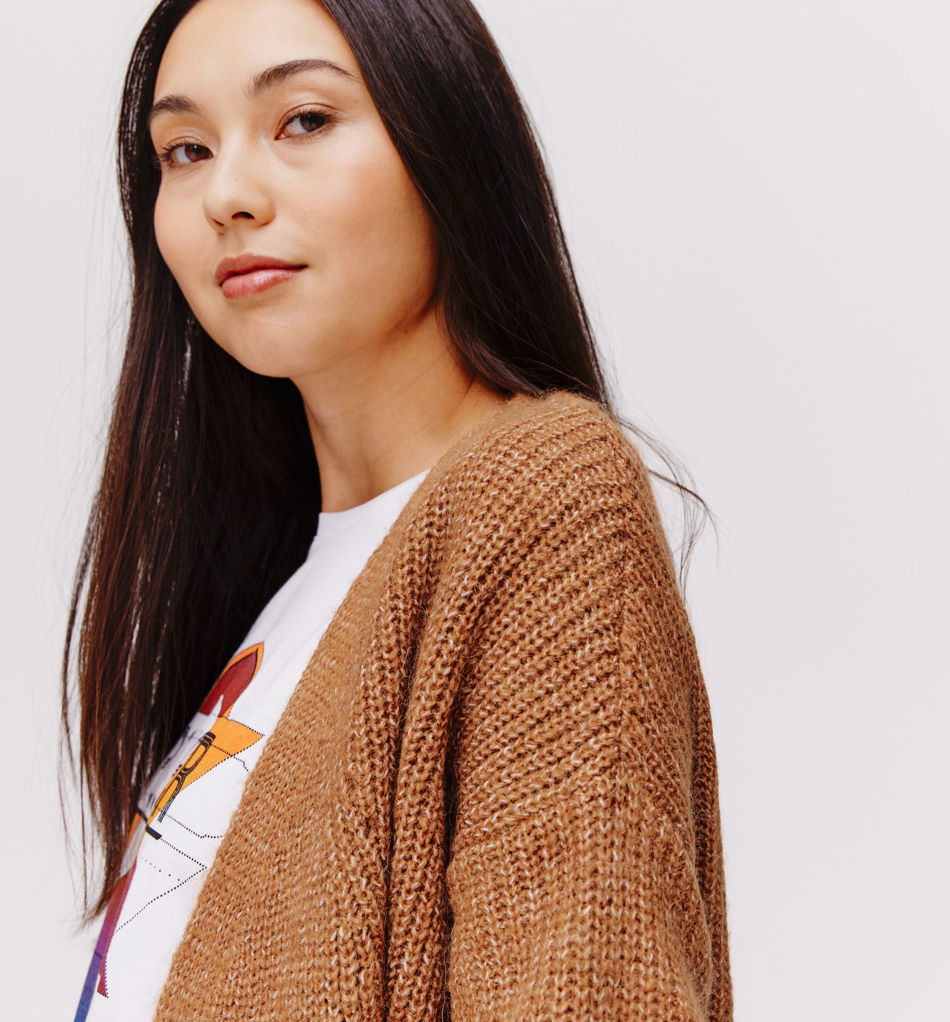 Ribbed cardigan
