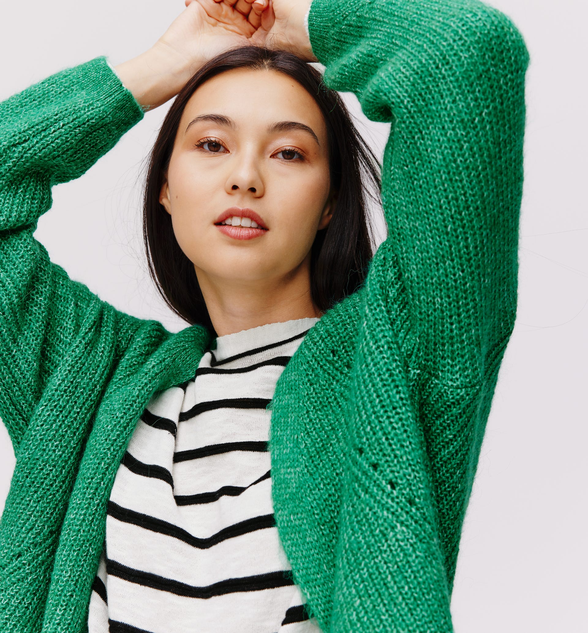 Ribbed cardigan