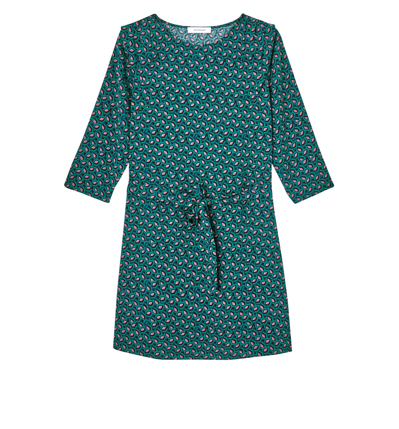 Minikleid mit Bindegürtel
