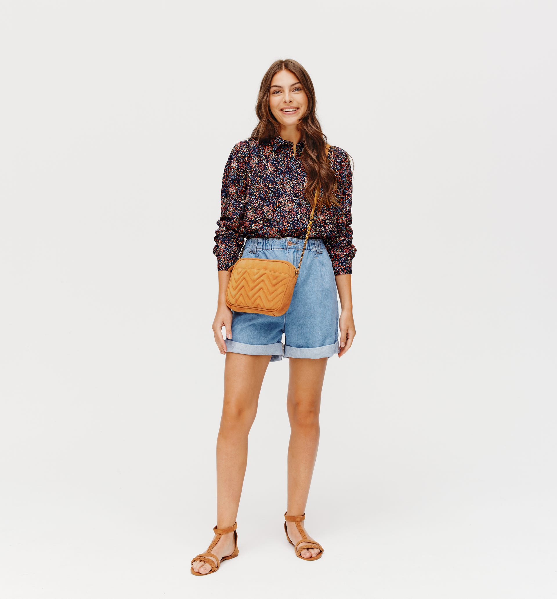 Bluse aus Viskose