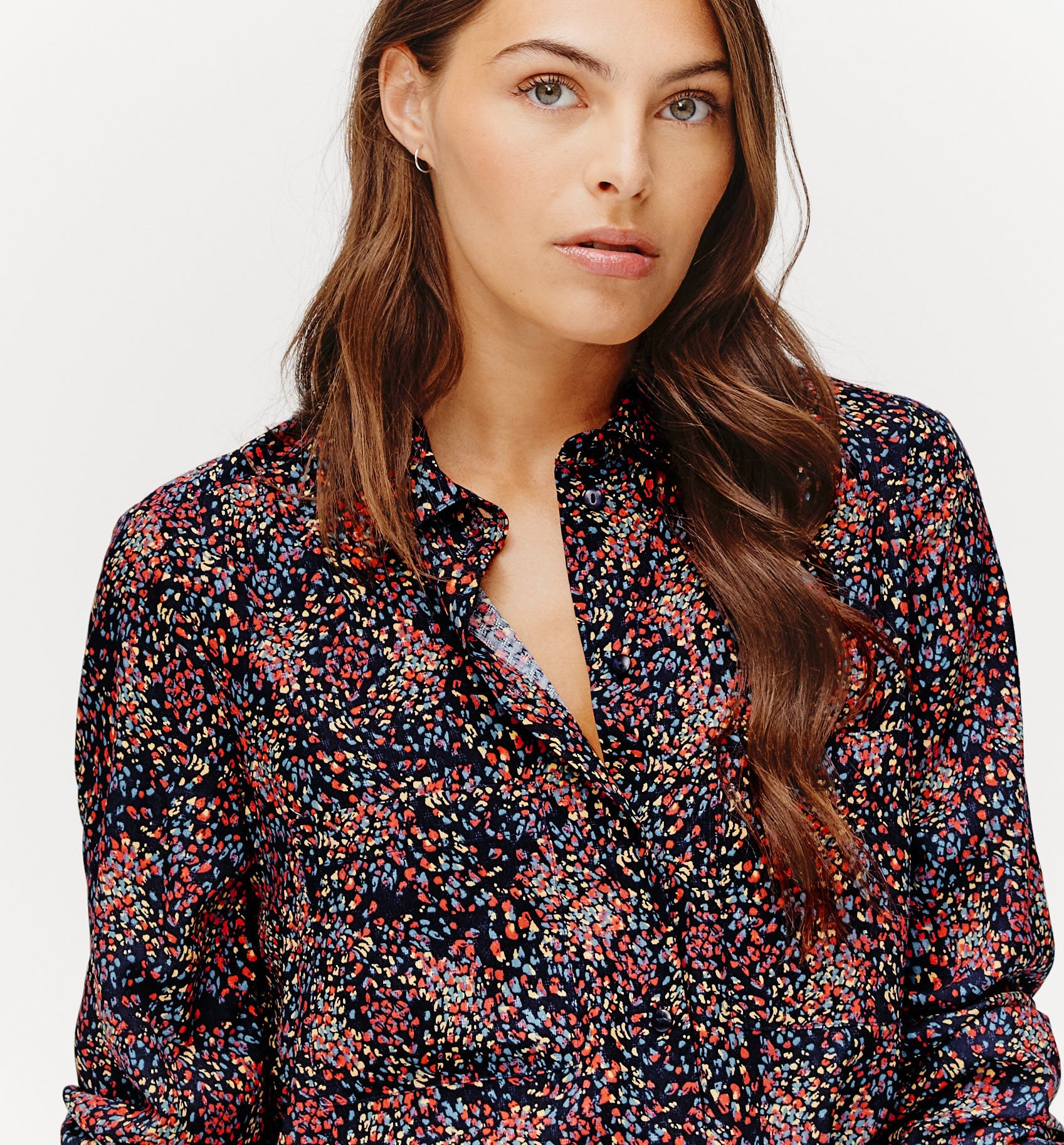 Bluse aus Viskose
