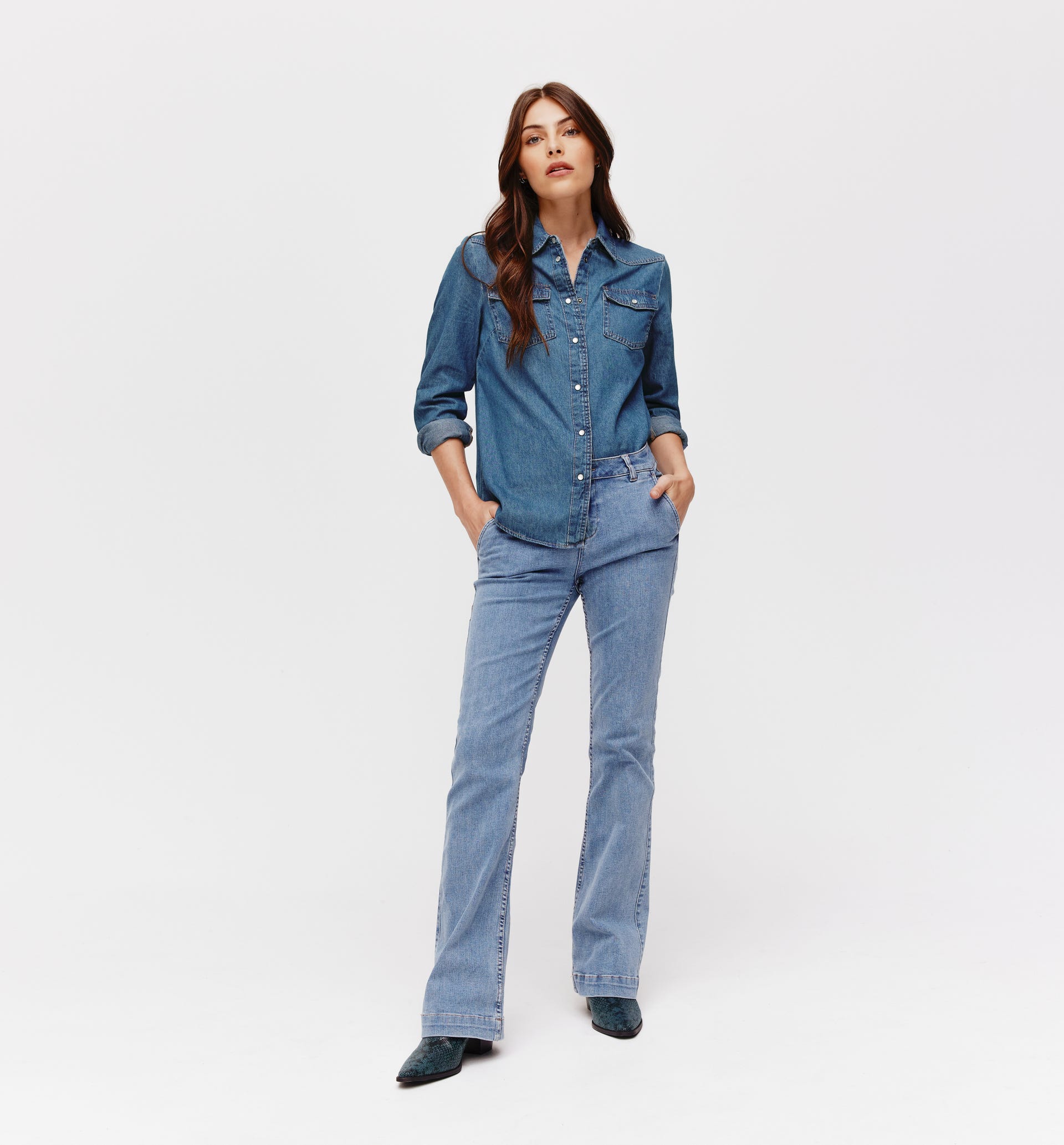 Denim shirt