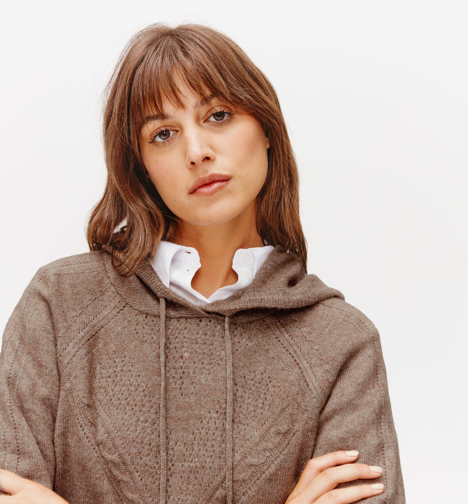 Robe-pull à capuche Femme