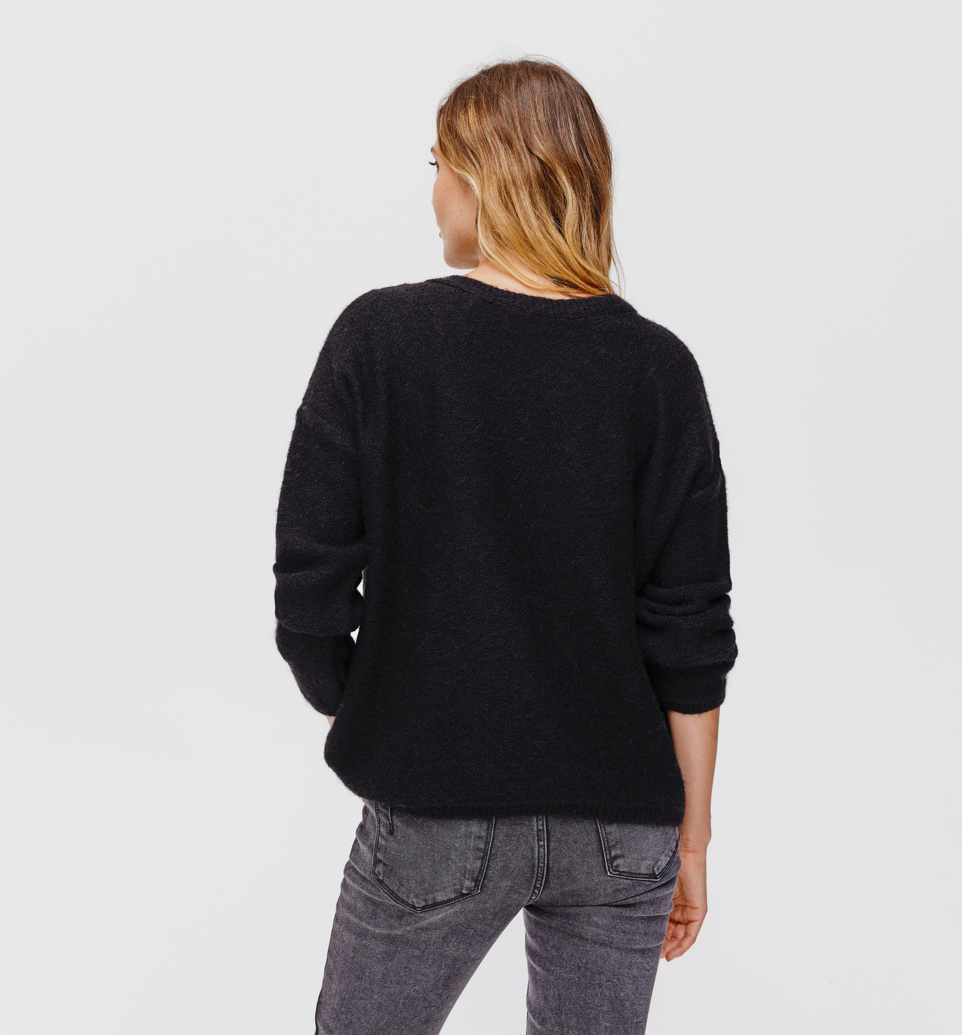 Two-way faux cardigan