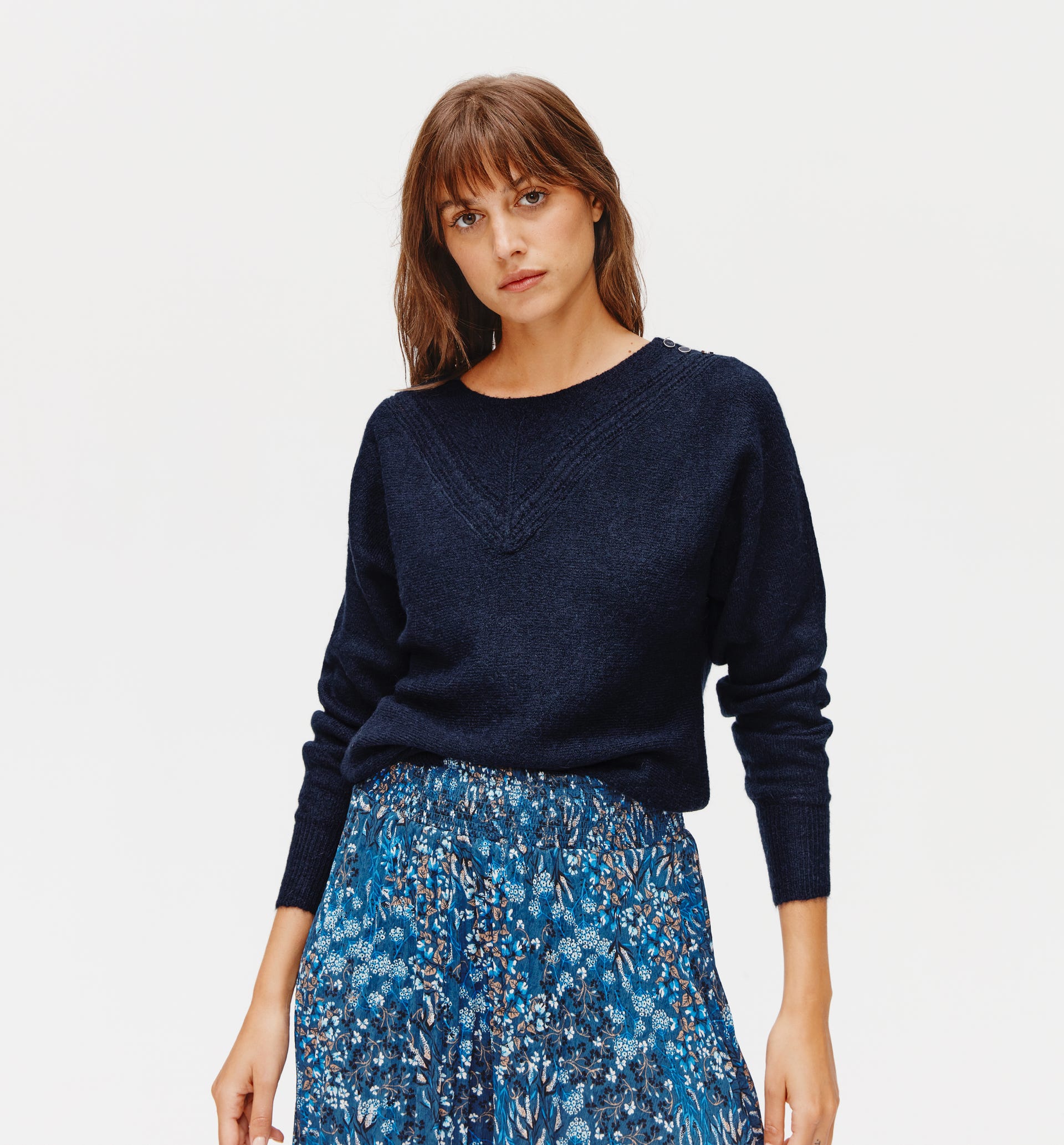 Pullover mit Fledermausärmeln
