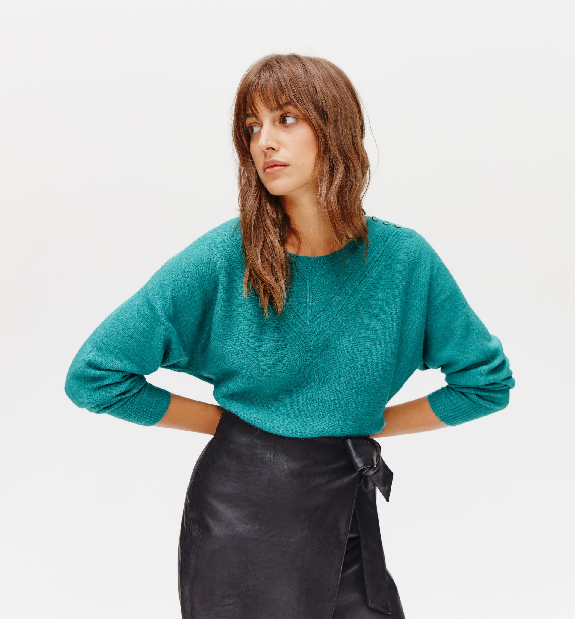 Pullover mit Fledermausärmeln