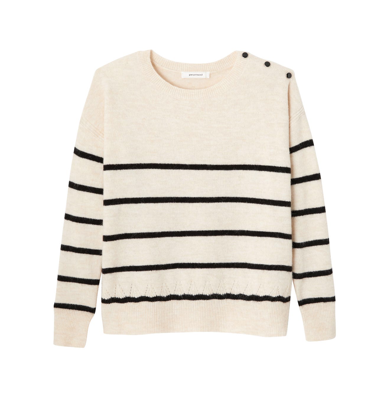 Oversized round-neck jumper