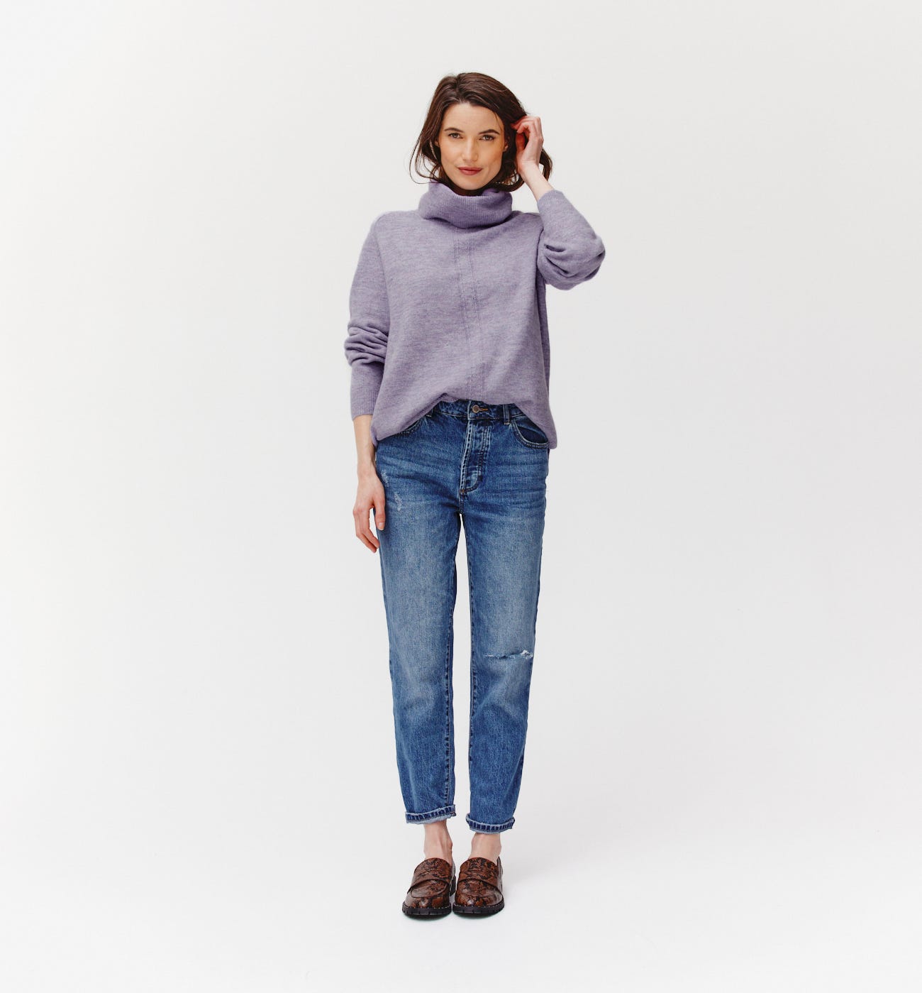 Maglia dolcevita oversize